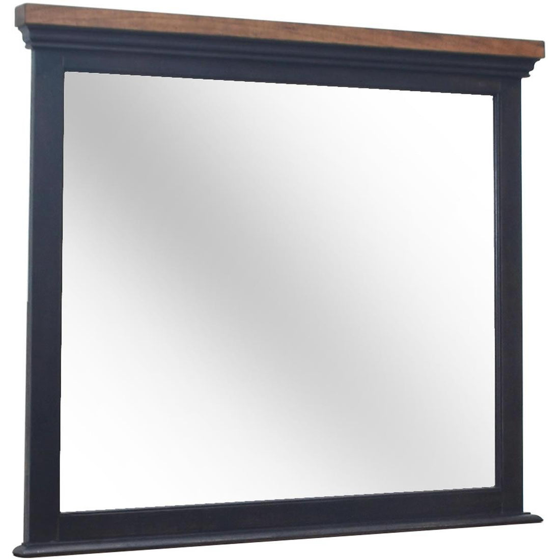  Steve Silver Furniture Bear Creek BC950MRB Dresser Mirror - Brown IMAGE 1