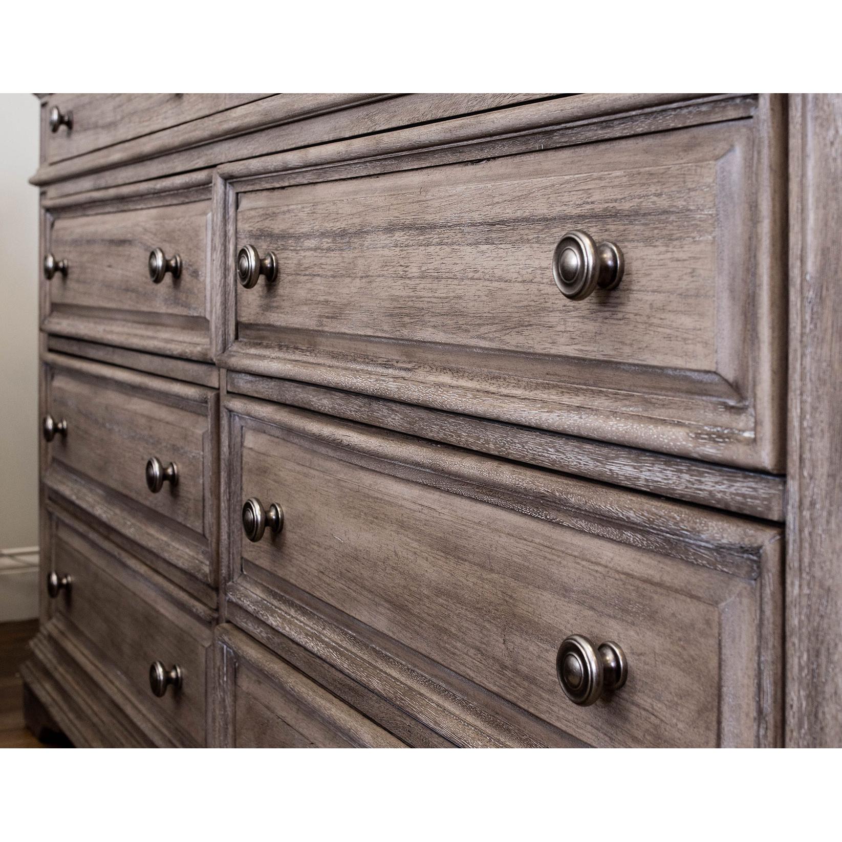  Steve Silver Furniture Highland Park HP900 Dresser and Mirror - Driftwood IMAGE 2
