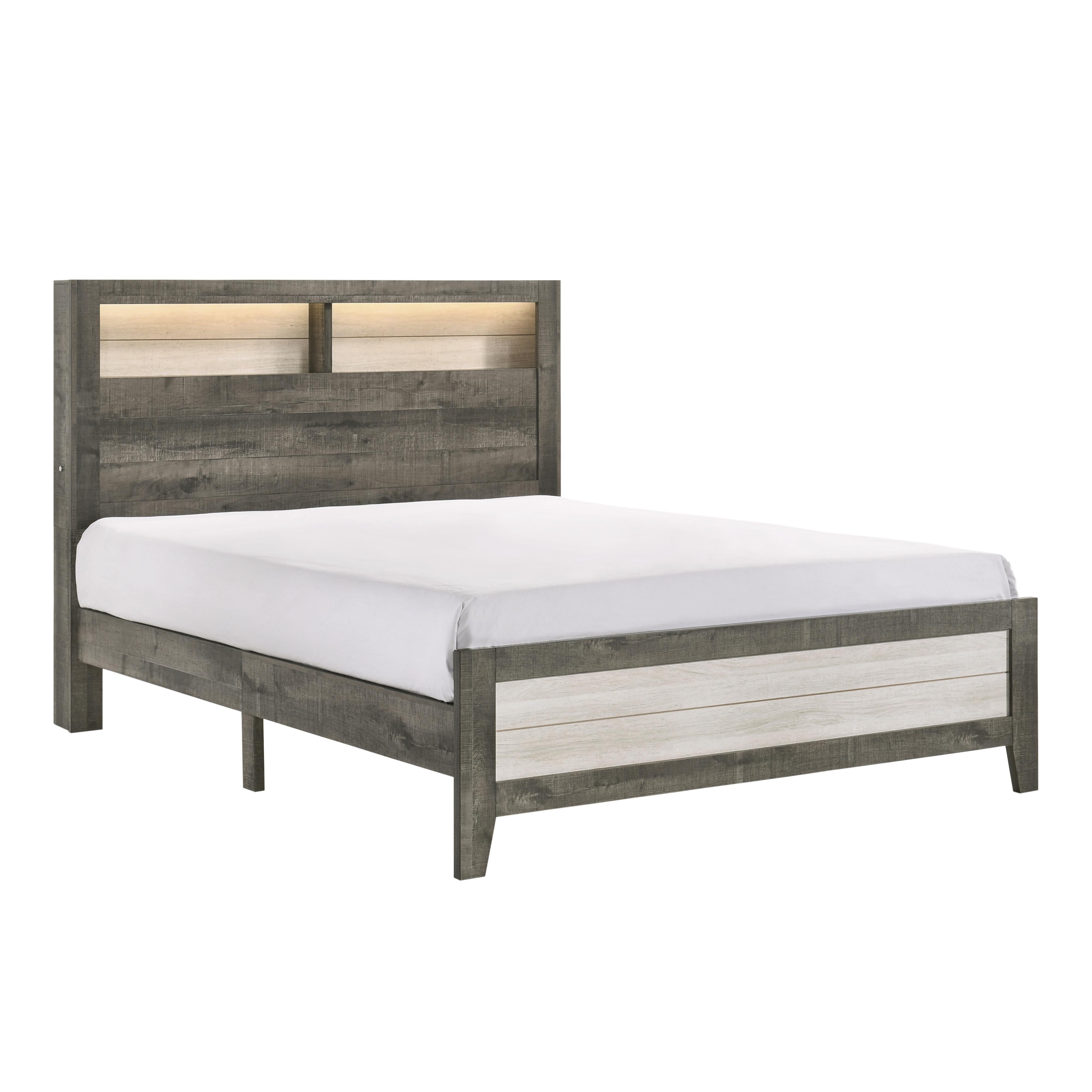  Size_Queen  -- Rhett B8170-Q-BED Queen Bookcase Bed IMAGE 1
