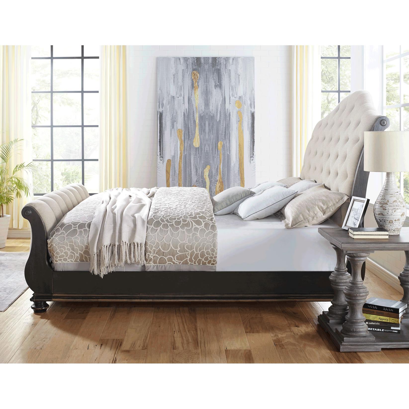  Steve Silver Furniture Rhapsody RH900 King Sleigh Bed - Molasses IMAGE 3