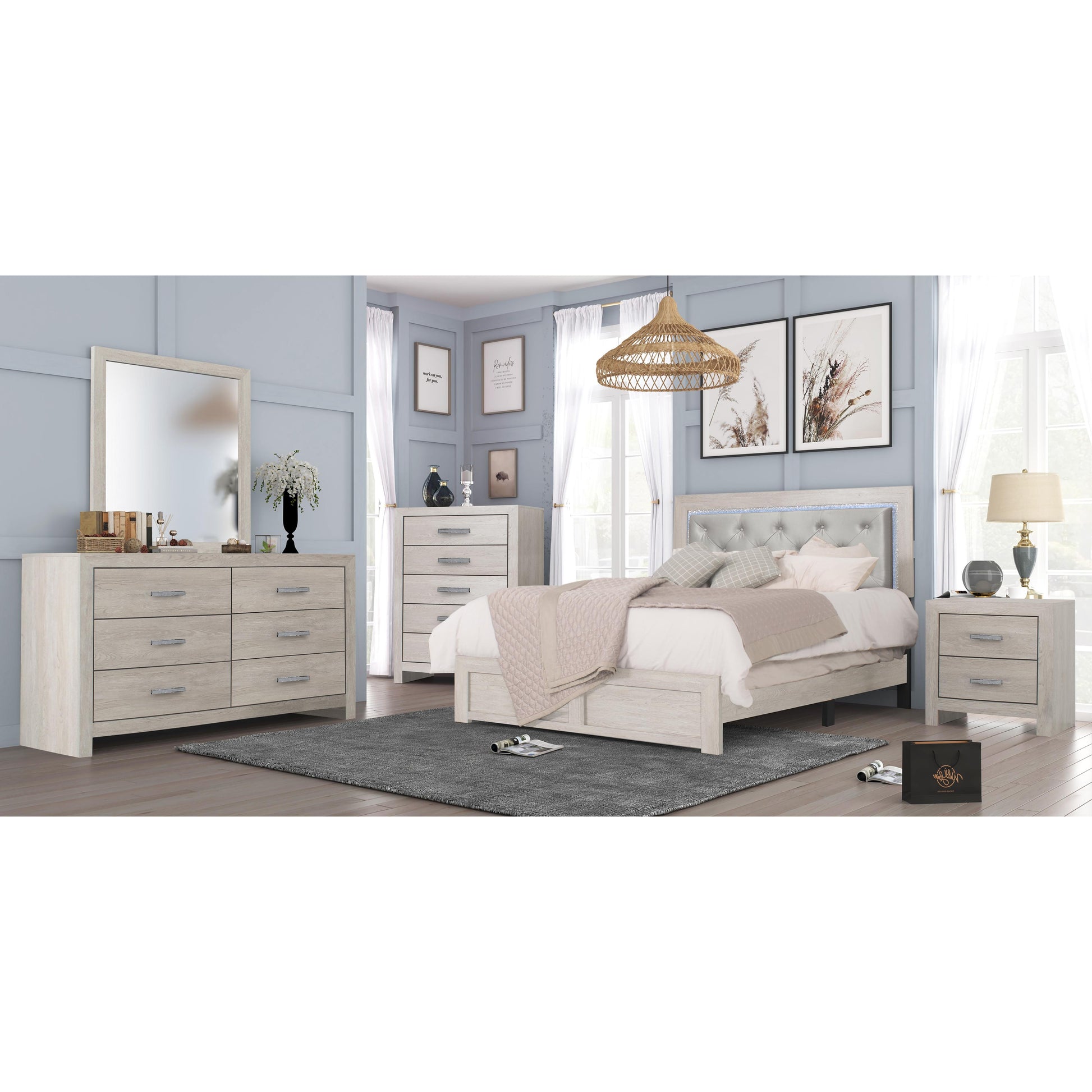  Crown Mark Jaylen B9270-11 Dresser Mirror IMAGE 3