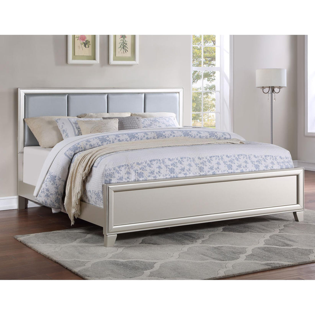  Steve Silver Furniture Omni OM900 King Bed IMAGE 1
