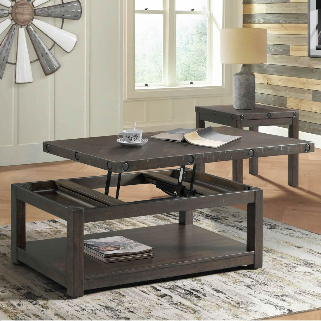  Elements International Colorado TCO100CTLT Coffee Table w/Lift Top IMAGE 1