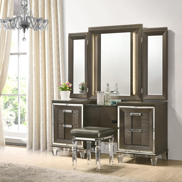  Elements International Twenty Nine TN600VT Vanity Set w/LED and USB Plug IMAGE 1