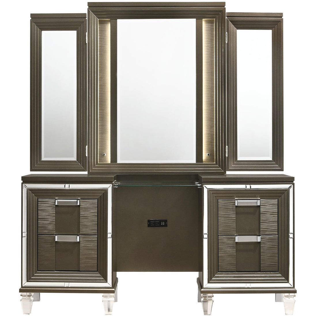  Elements International Twenty Nine TN600VT Vanity Set w/LED and USB Plug IMAGE 1