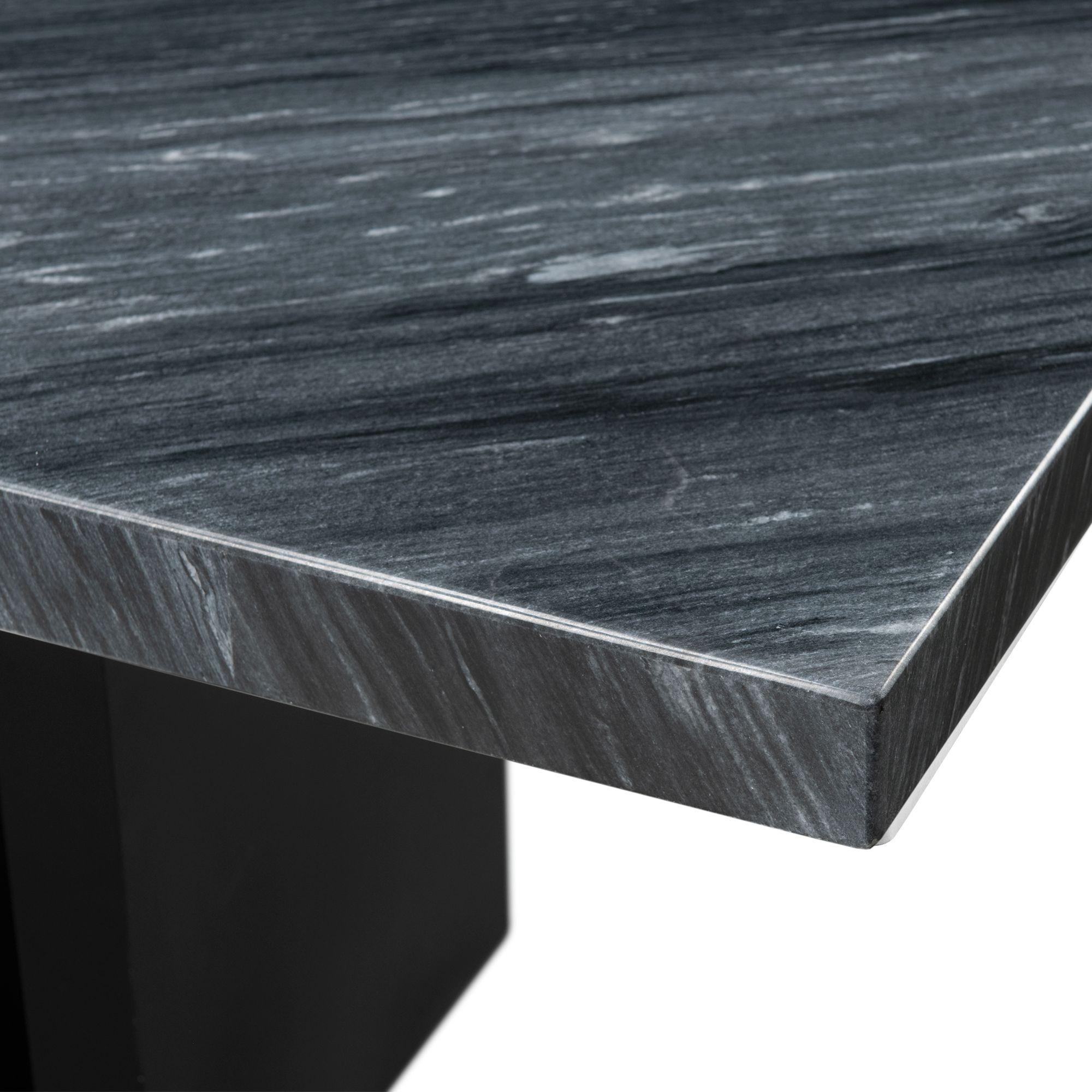  Elements International Valentino CVL400TTB Dining Table - Grey Marble IMAGE 5