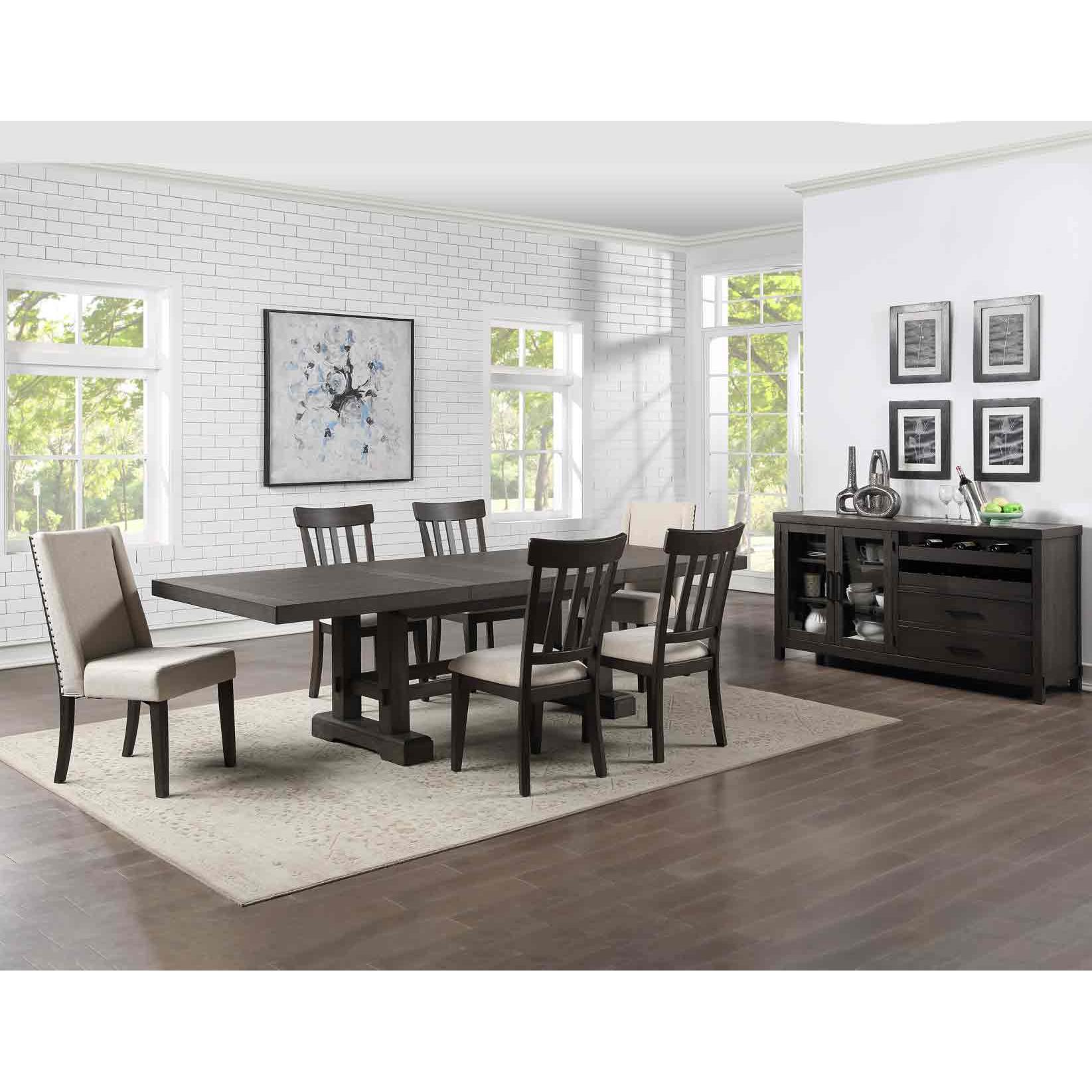  Steve Silver Furniture Napa NP500T Dining Table with 2/18-inch Leaves IMAGE 9