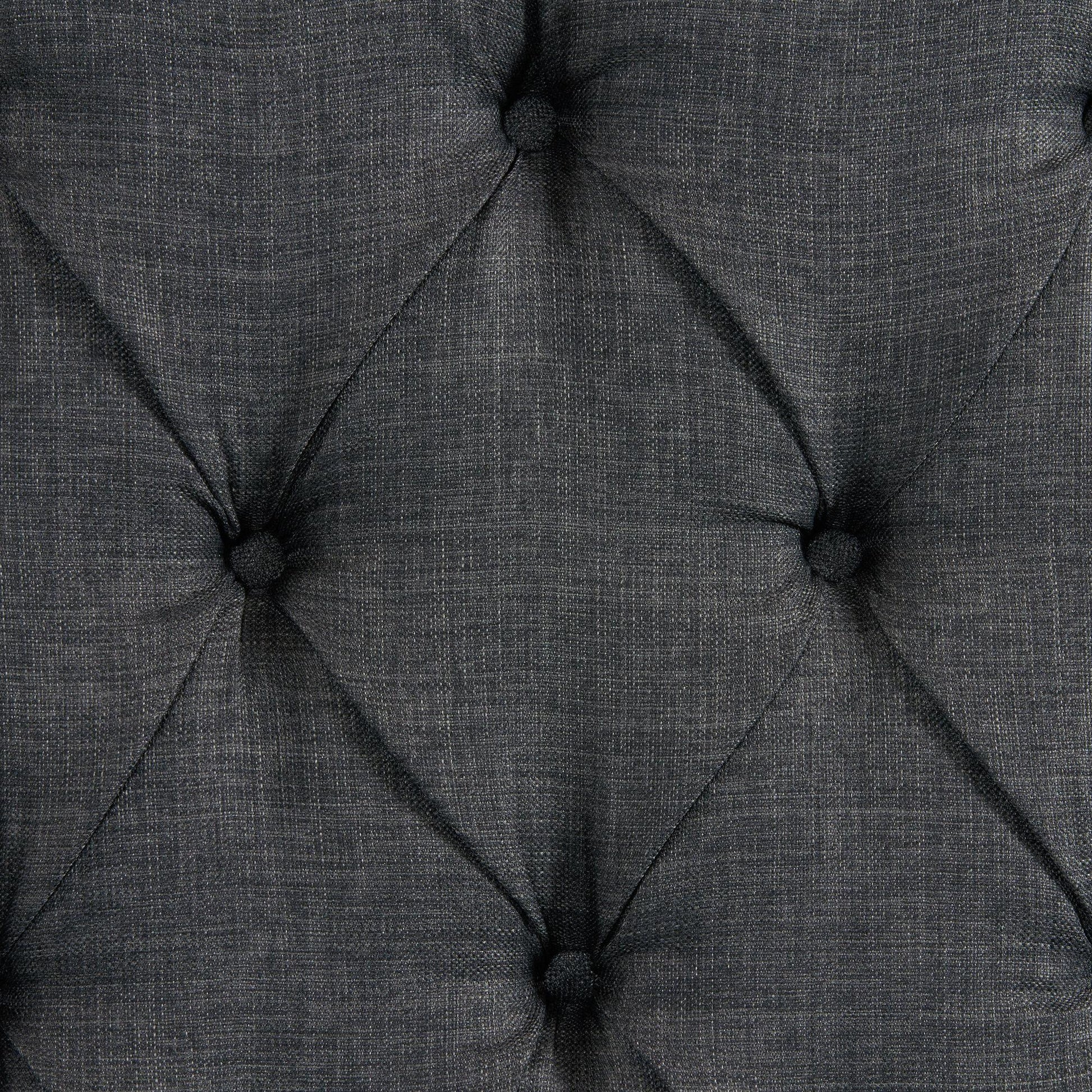  Elements International Morrow UMW090KB King Upholstered Bed - Charcoal IMAGE 5