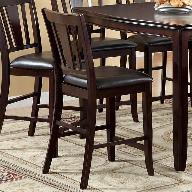  Furniture of America Edgewood CM3336PT Square Counter Height Table IMAGE 3