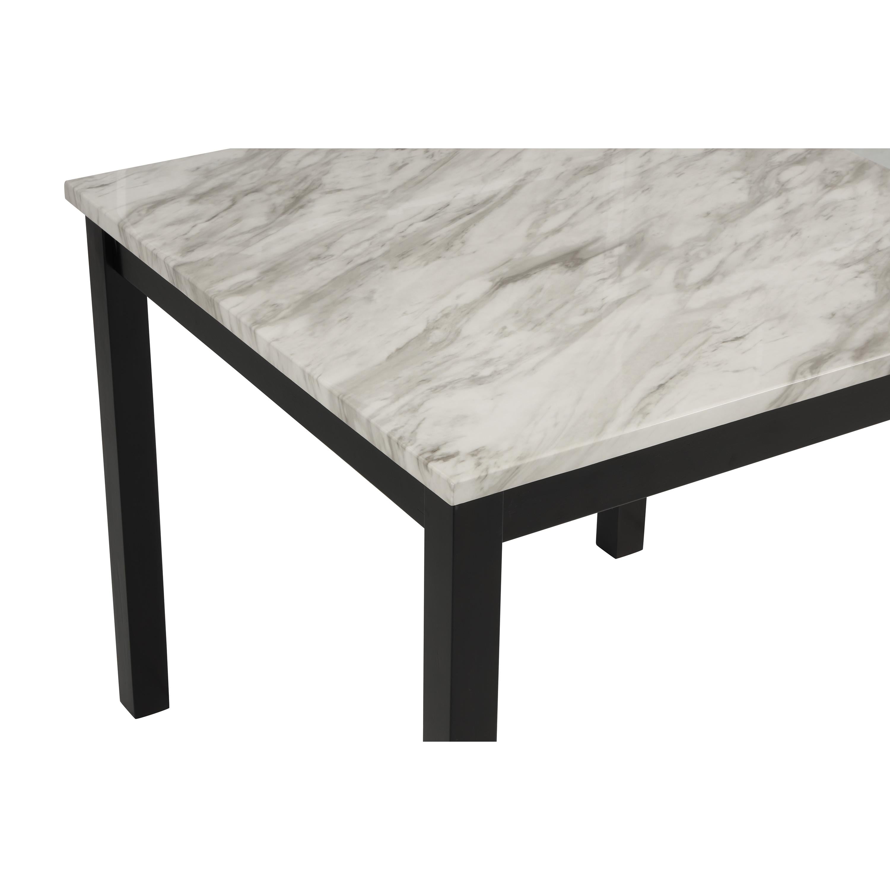  Crown Mark Lennon 1715SET-PU 5 pc Dinette - Black IMAGE 2