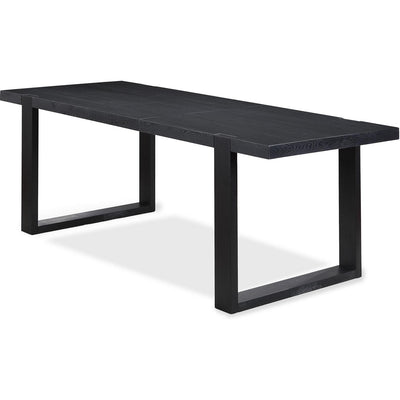  Steve Silver Furniture Yves YS500 Counter Height Dining Table with 18" Leaf - Rubbed Charcoal IMAGE 1