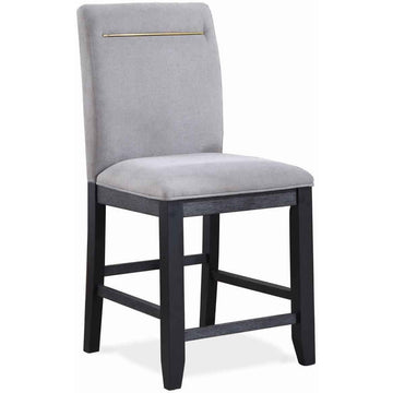  Steve Silver Furniture Yves YS500CCG Counter Height Stool - Grey IMAGE 1