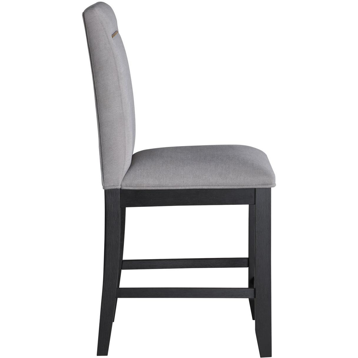  Steve Silver Furniture Yves YS500CCG Counter Height Stool - Grey IMAGE 3