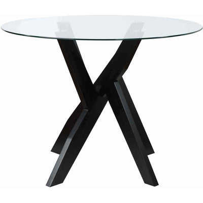  Steve Silver Furniture Amalie AL4848 Dining Table - Black IMAGE 1
