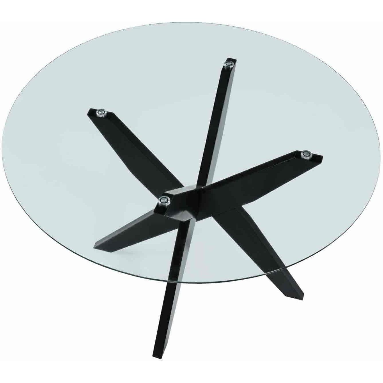  Steve Silver Furniture Amalie AL4848 Dining Table - Black IMAGE 3