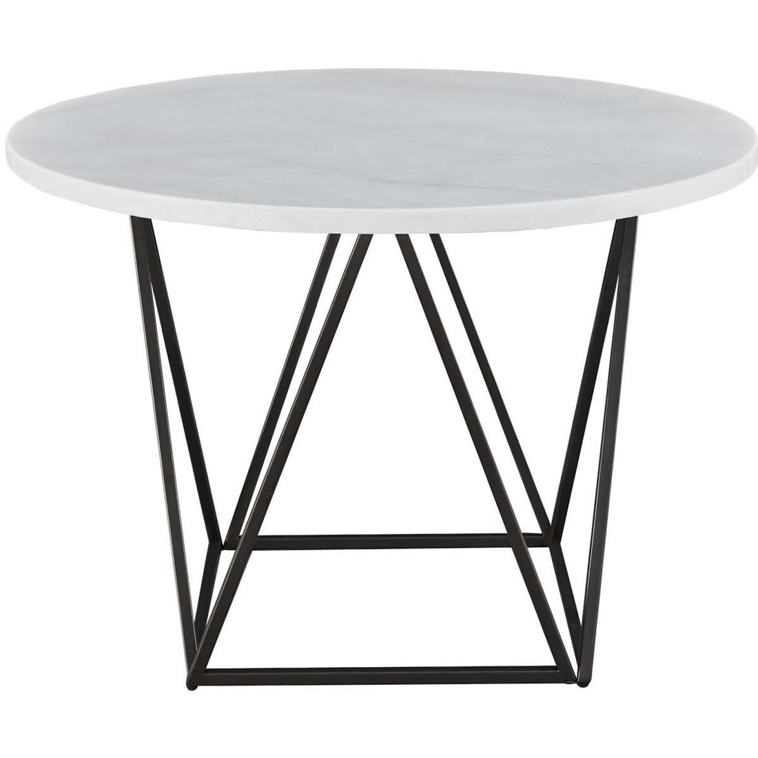  Steve Silver Furniture Ramona RM440WT Round Dining Table IMAGE 1