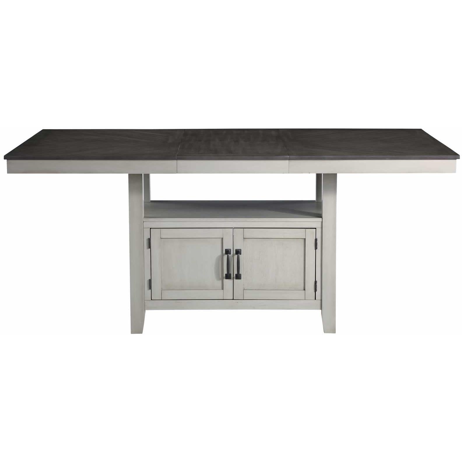  Steve Silver Furniture Hyland HY500PT Counter Height Dining Table w/18-inch Leaf IMAGE 1