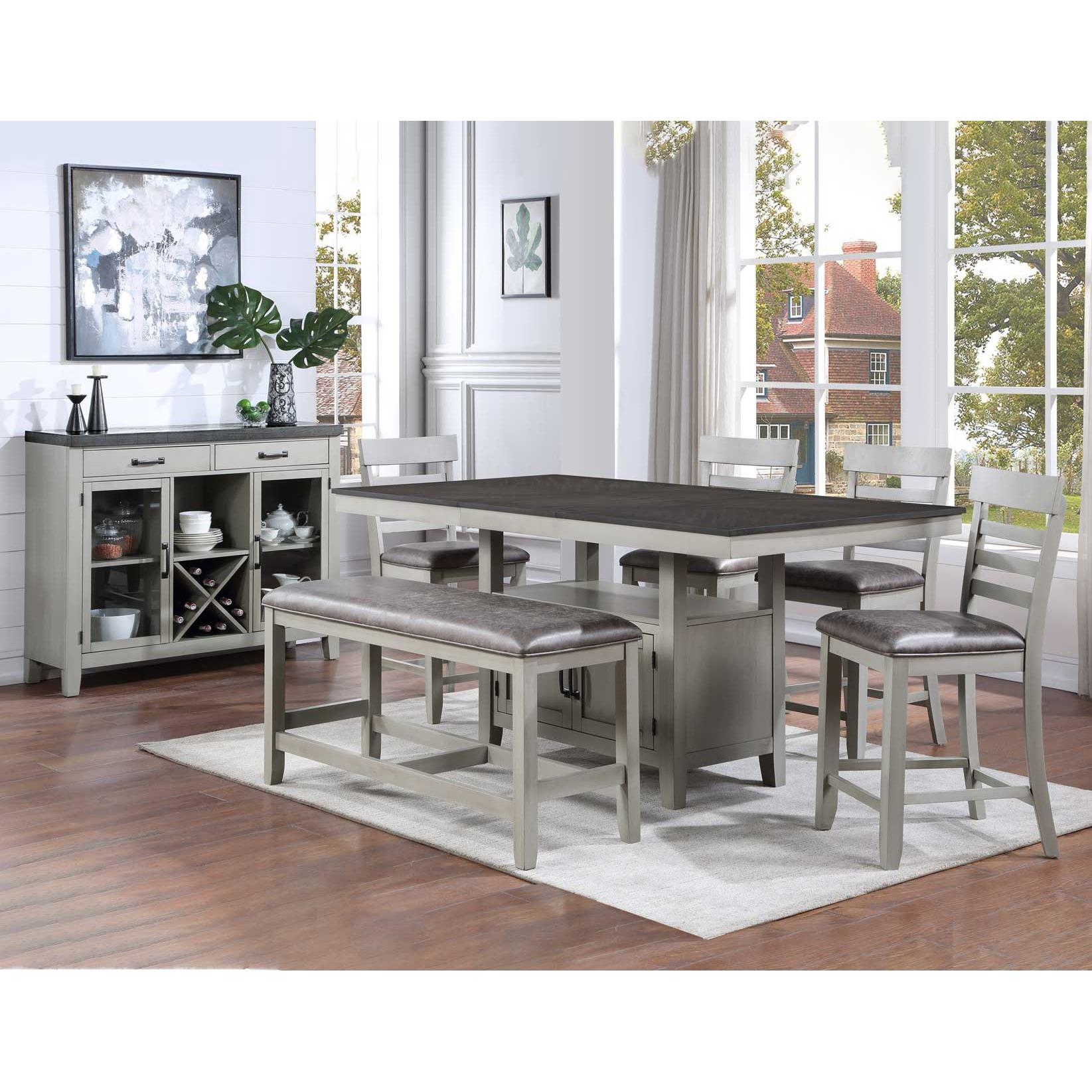  Steve Silver Furniture Hyland HY500CC Counter Height Chair IMAGE 8