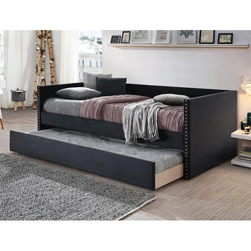 Crown Mark Sadie 5321BK Daybed - Black Velvet IMAGE 1