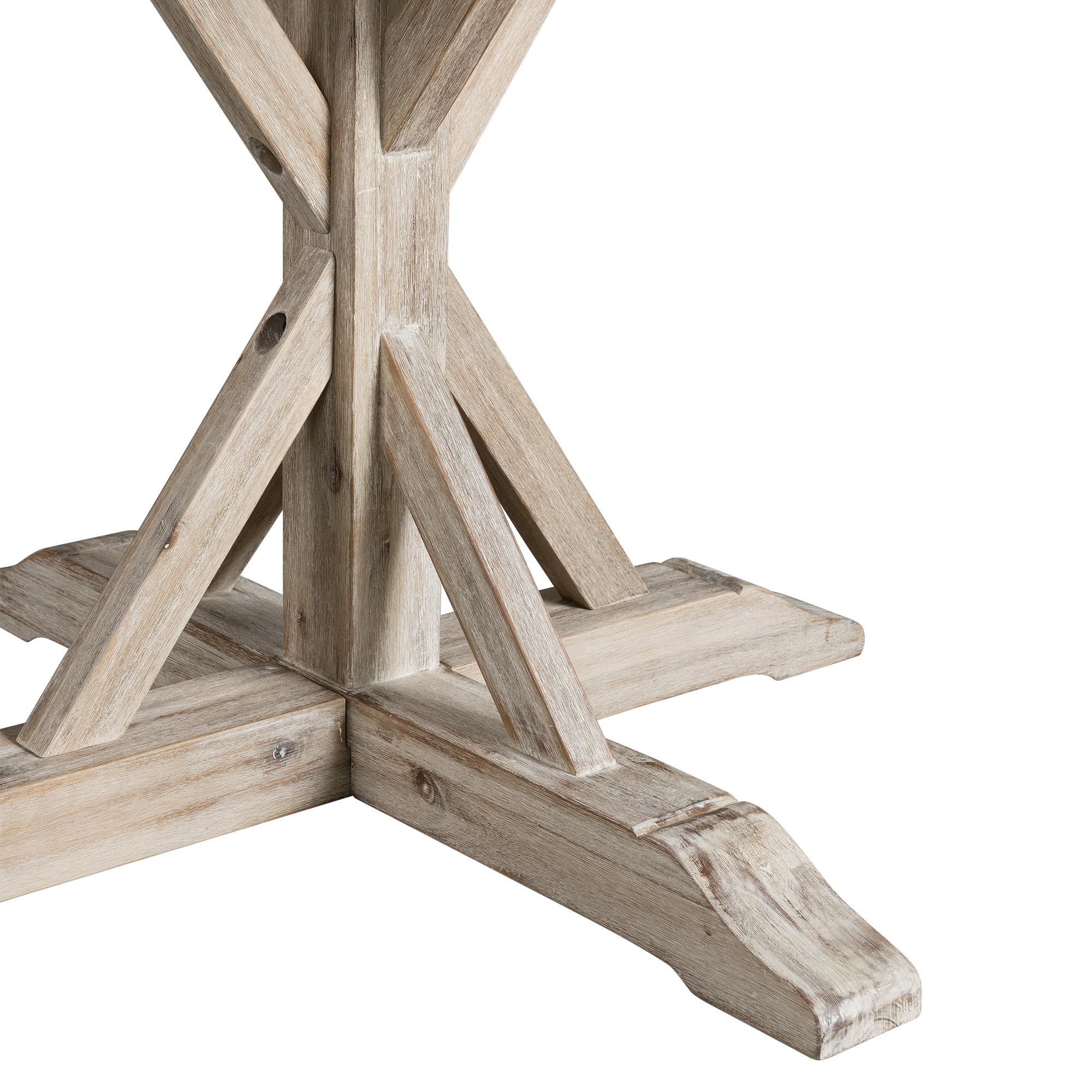  Elements International Callista Round Standard Height Dining Table IMAGE 5