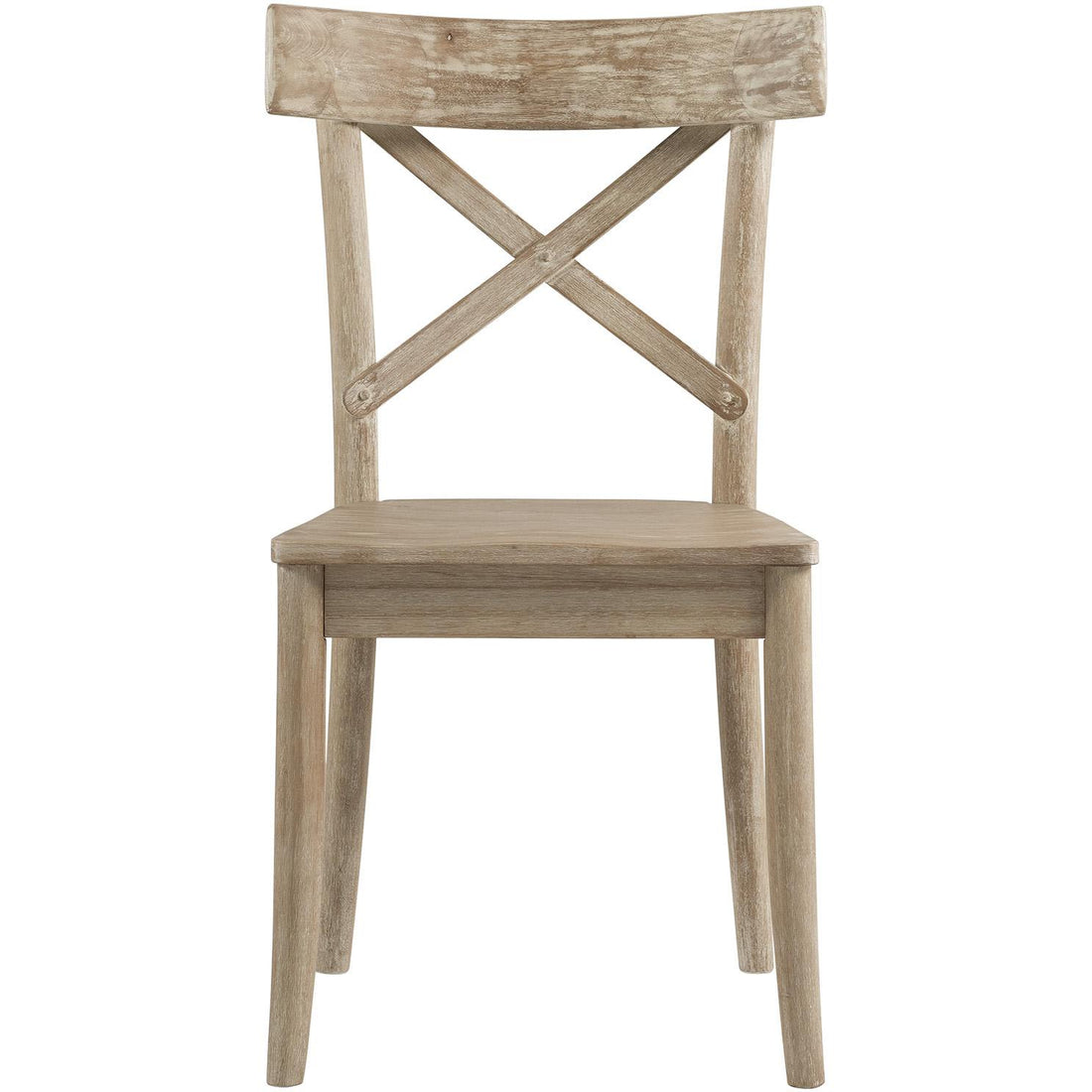  Elements International Callista X-Back Wooden Side Chair Set IMAGE 1