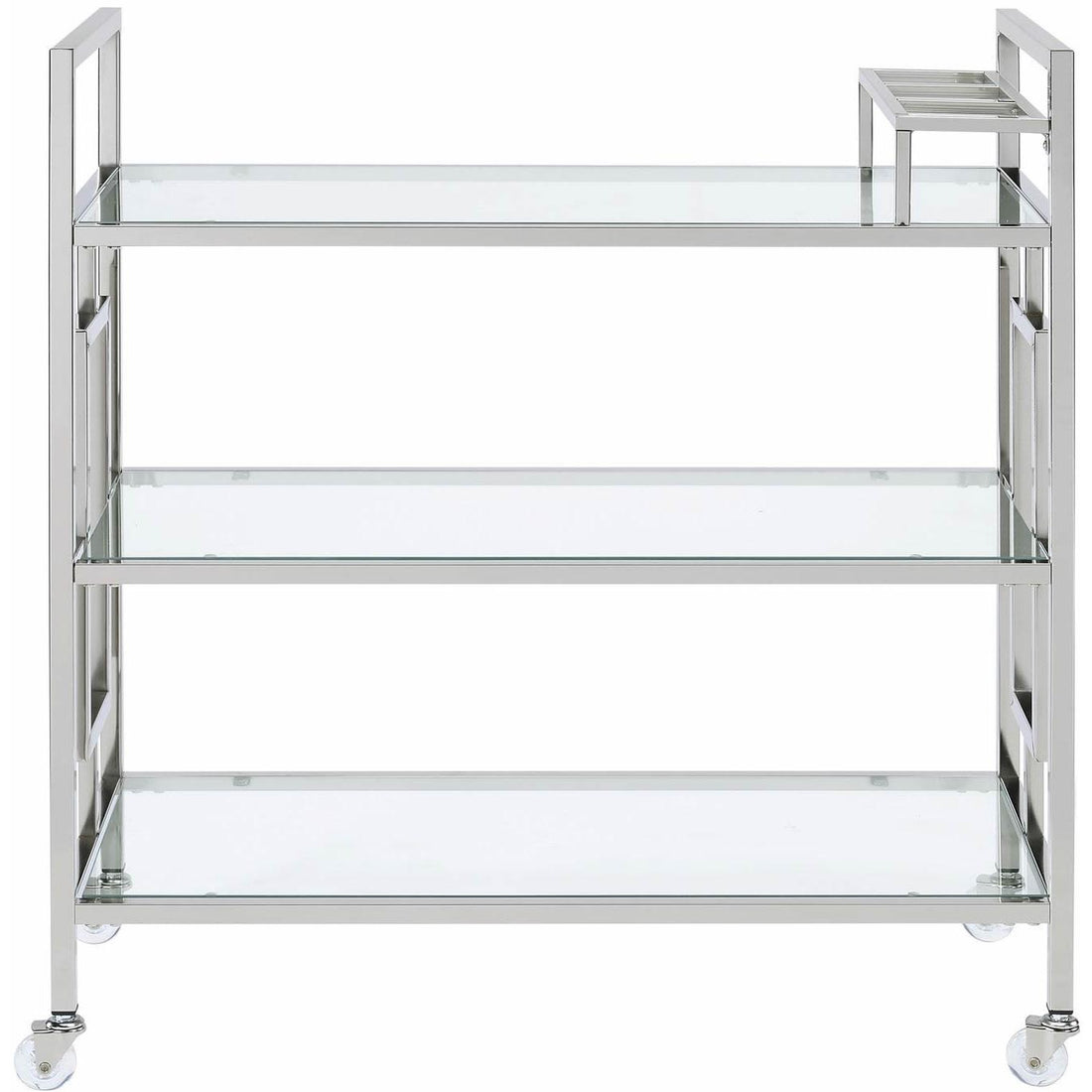  Elements International Ezra Serving Bar Cart IMAGE 1