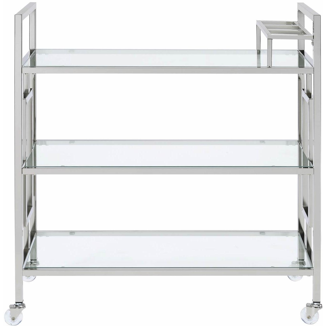  Elements International Ezra Serving Bar Cart IMAGE 2