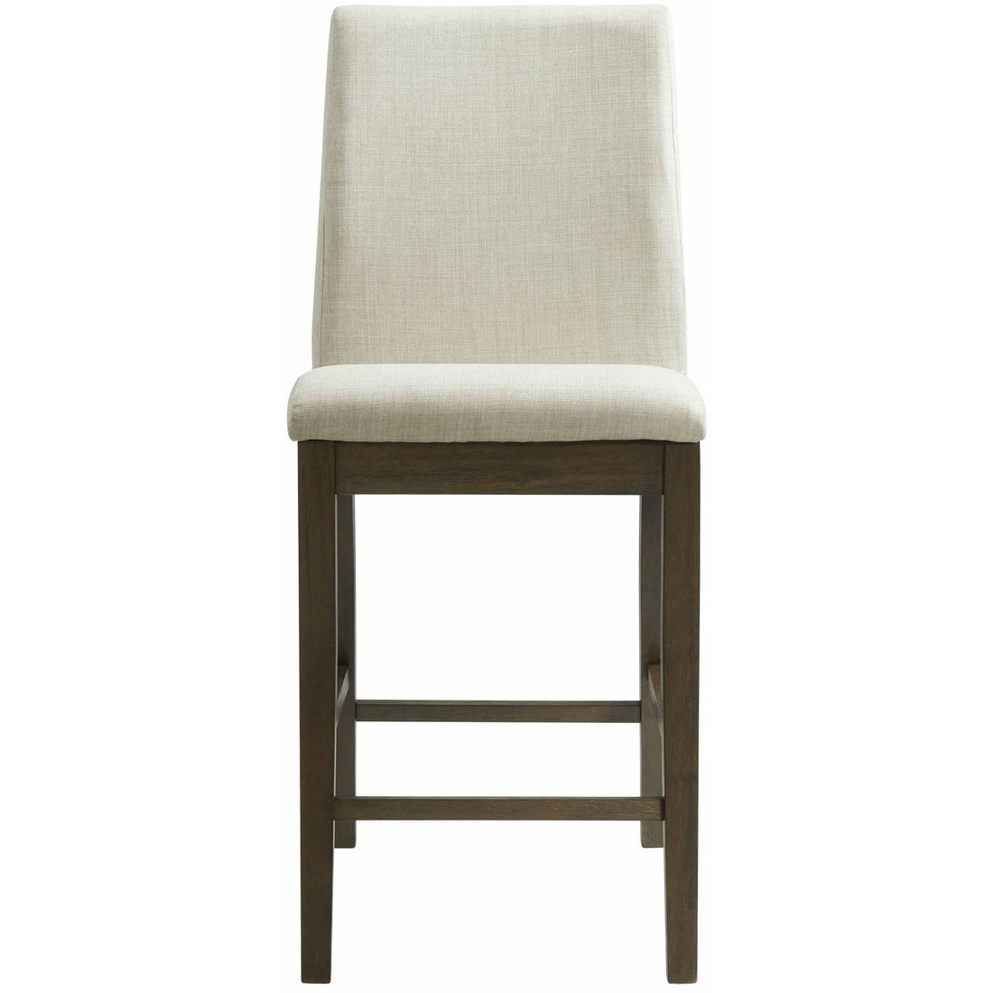  Elements International Dapper Counter Height Side Chair Set in Walnut IMAGE 1