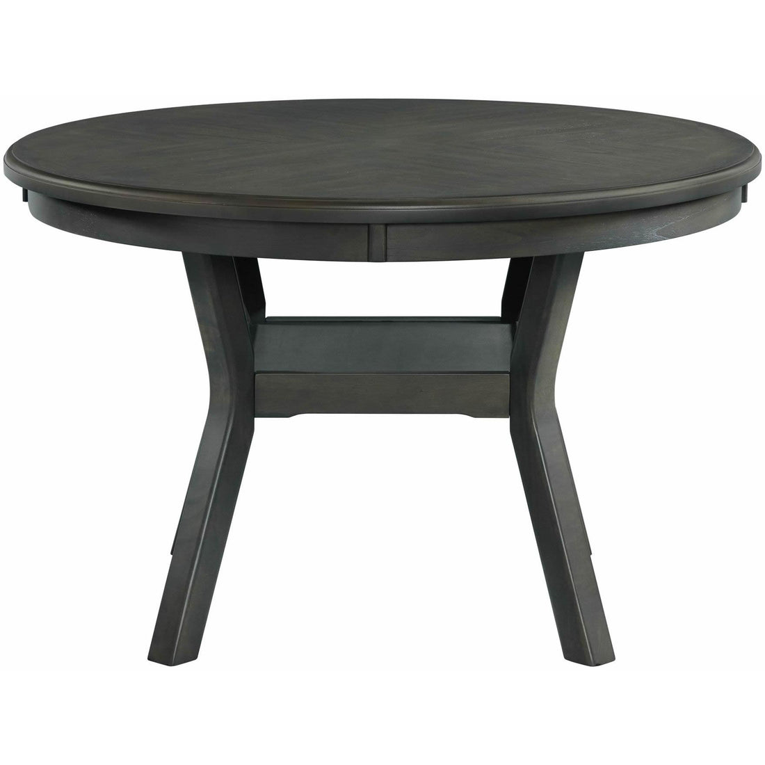  Elements International Amherst Dining Table w/Wood Leg Grey Finish IMAGE 1