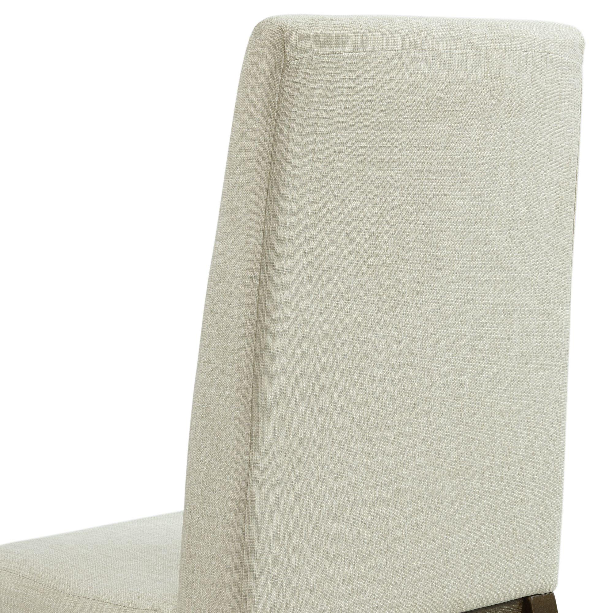  Elements International Dapper Dining Side Chair (Walnut Finish) IMAGE 4