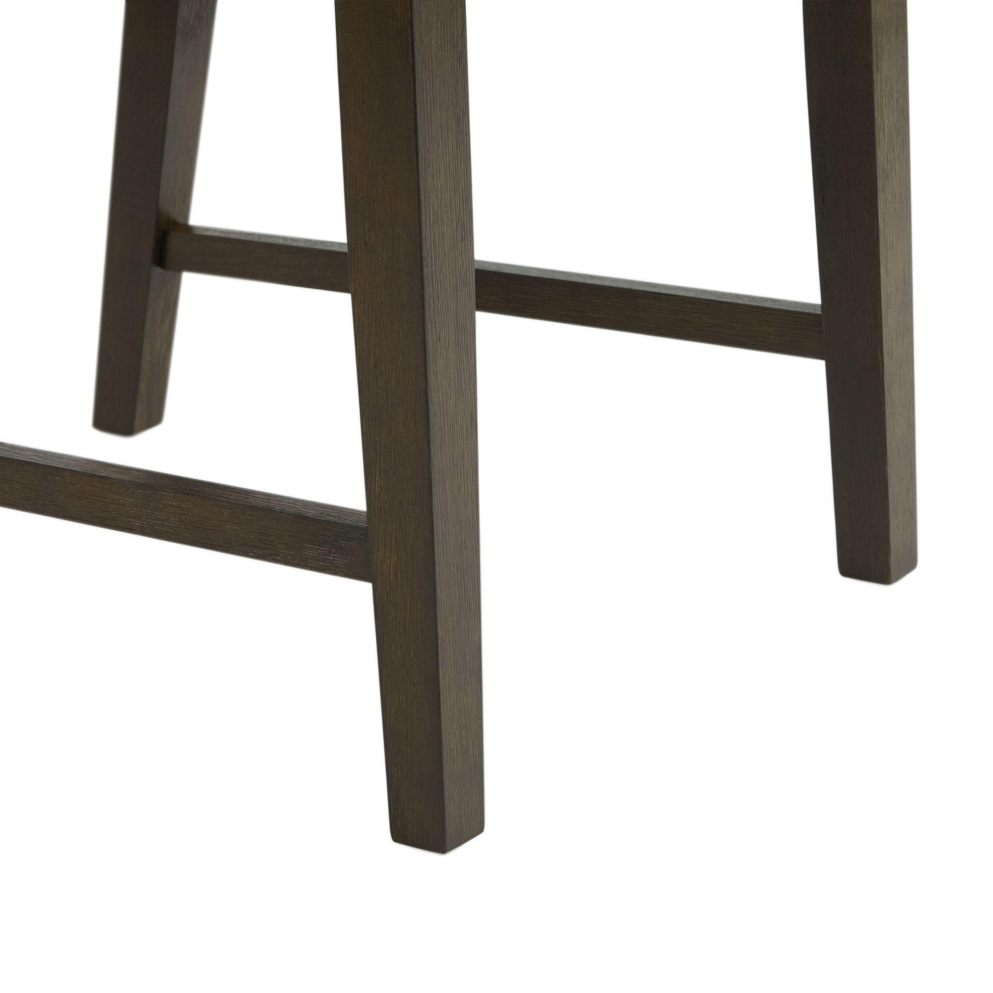  Elements International Dapper Dining Side Chair (Walnut Finish) IMAGE 7