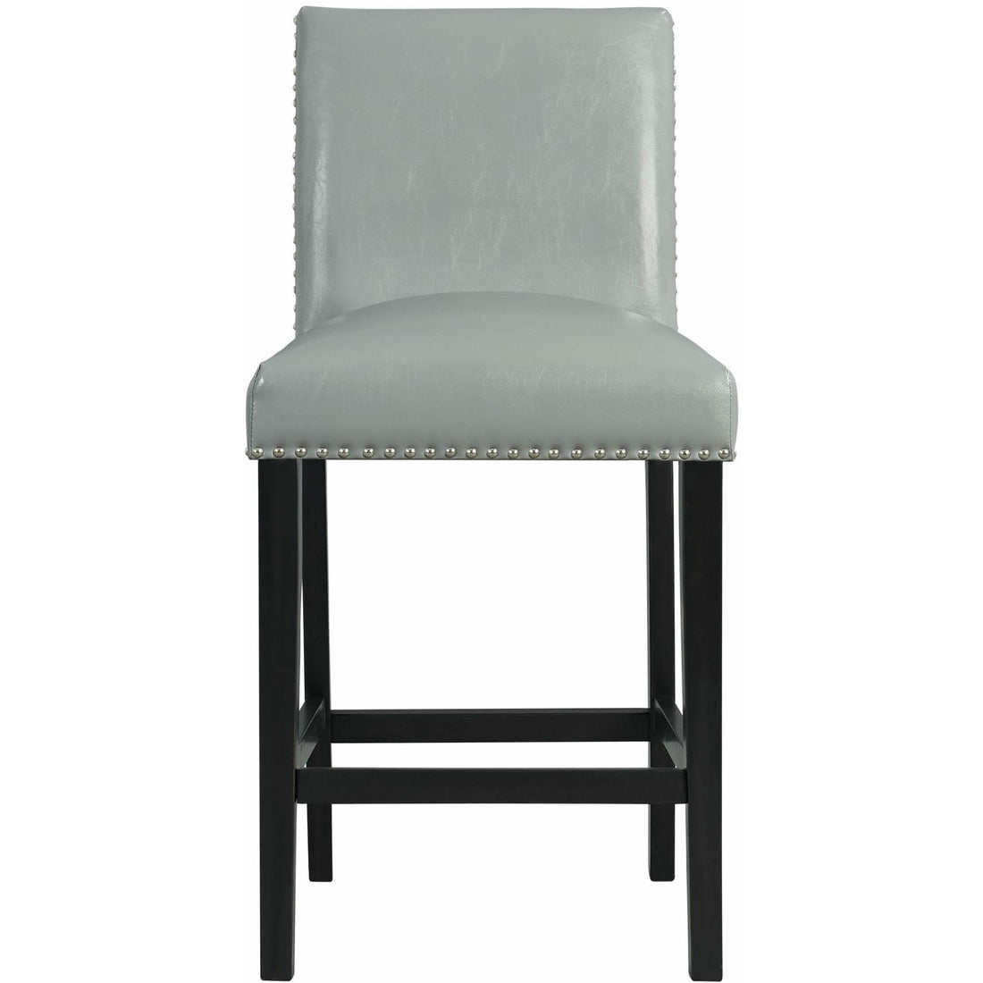  Elements International Meridian Counter Side Chair Grey IMAGE 1