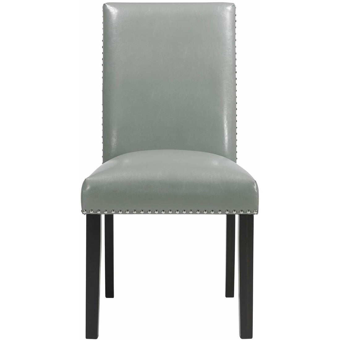  Elements International Meridian Dining Side Chair Grey IMAGE 1