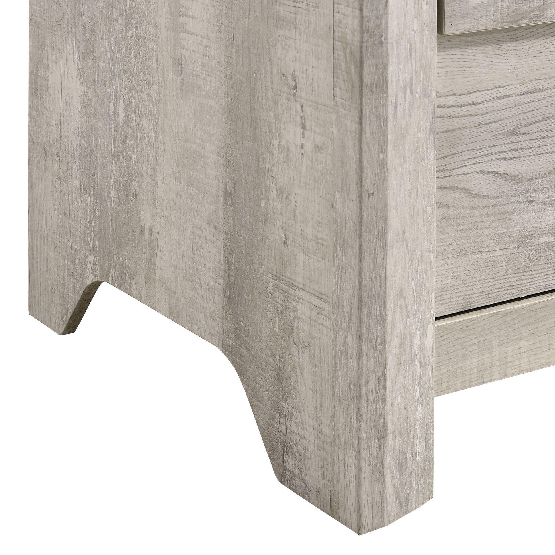  Elements International Ellen EL700NS Nightstand - White IMAGE 4