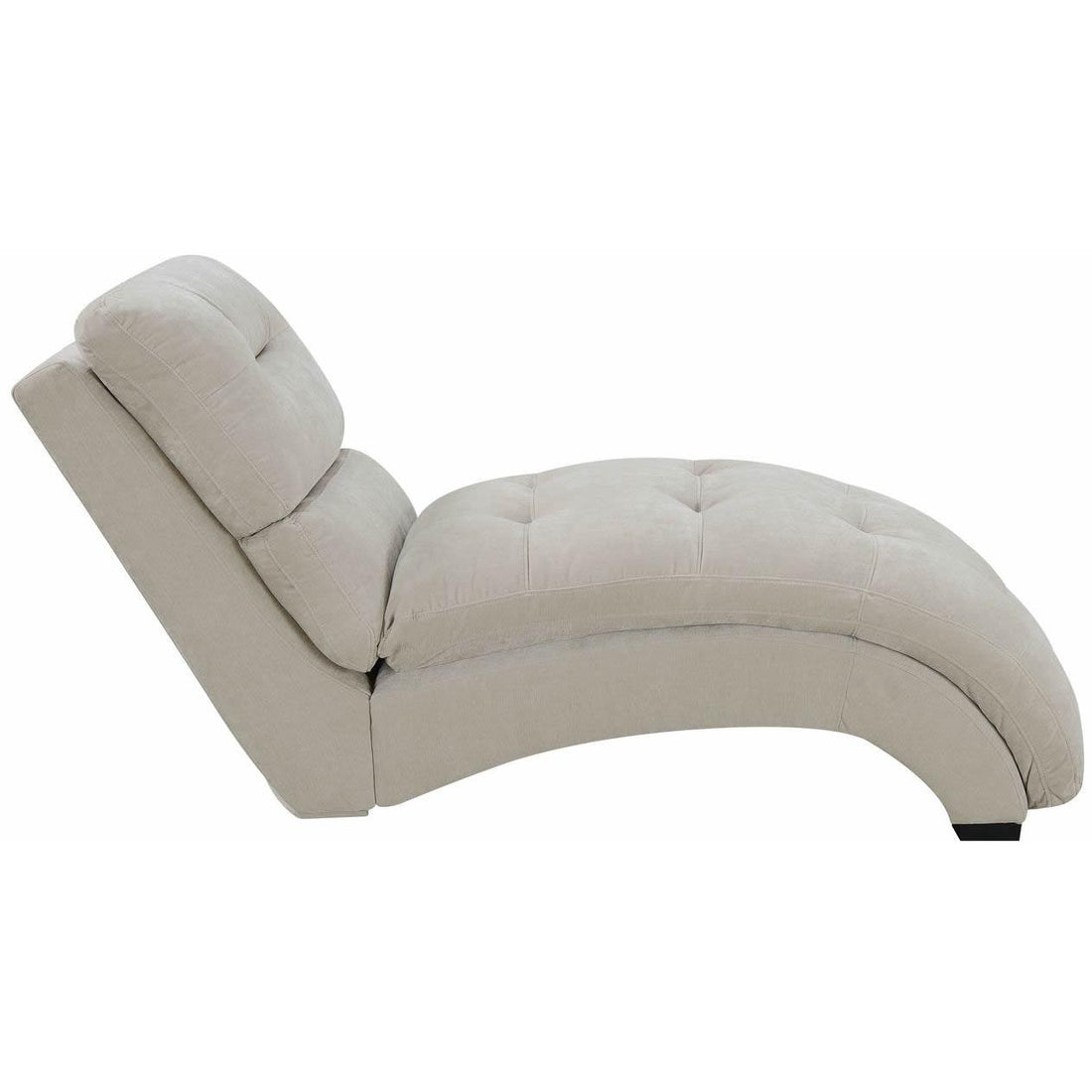  Elements International Dominick Chaise (K/D) In Amigo Linen IMAGE 1