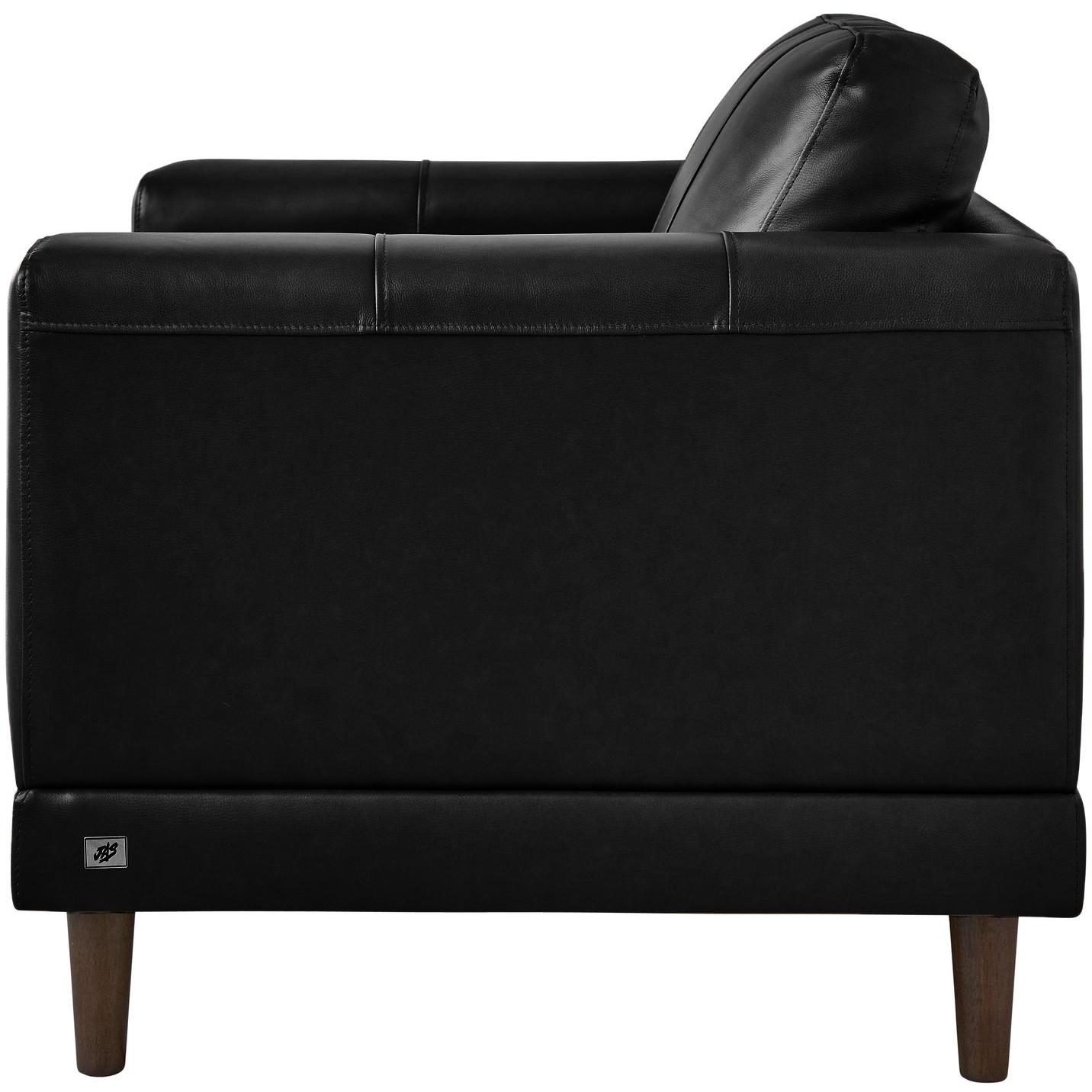  Elements International Hampton Chair in Fiero Black IMAGE 3