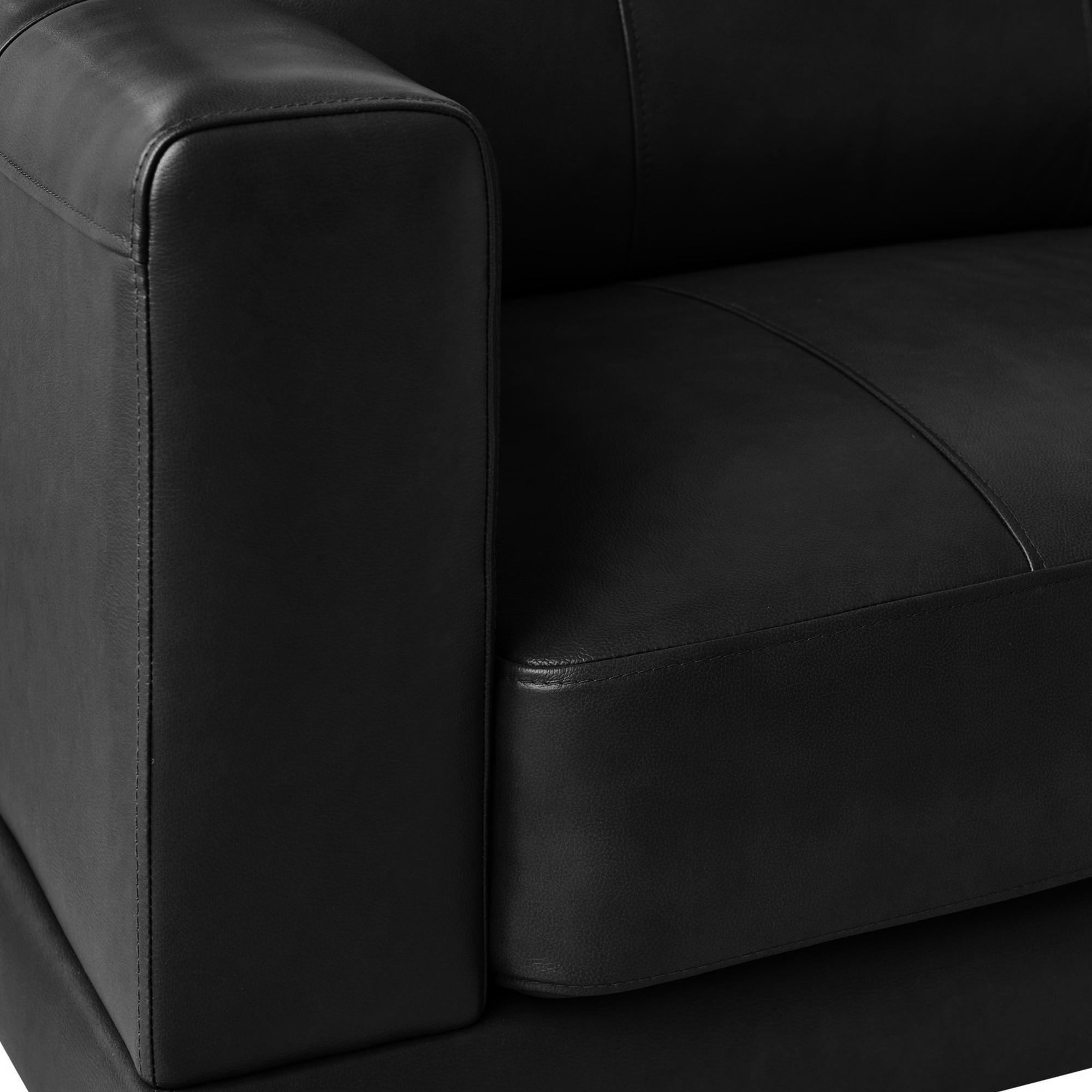  Elements International Hampton Sofa in Fiero Black IMAGE 5