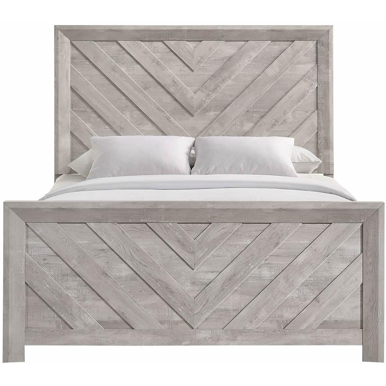  Size_Queen  -- Elements International Ellen Panel Bed IMAGE 2