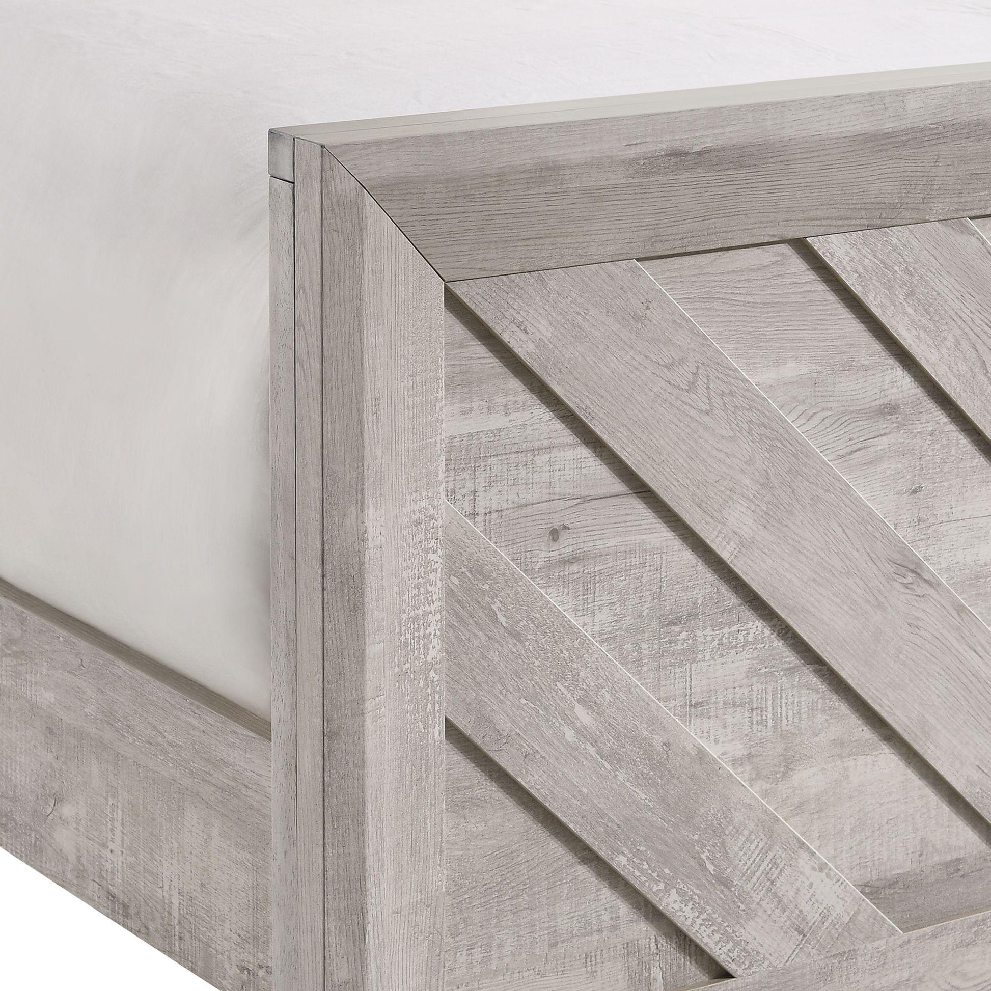  Size_King  -- Ellen EL700KB King Bed - White IMAGE 6