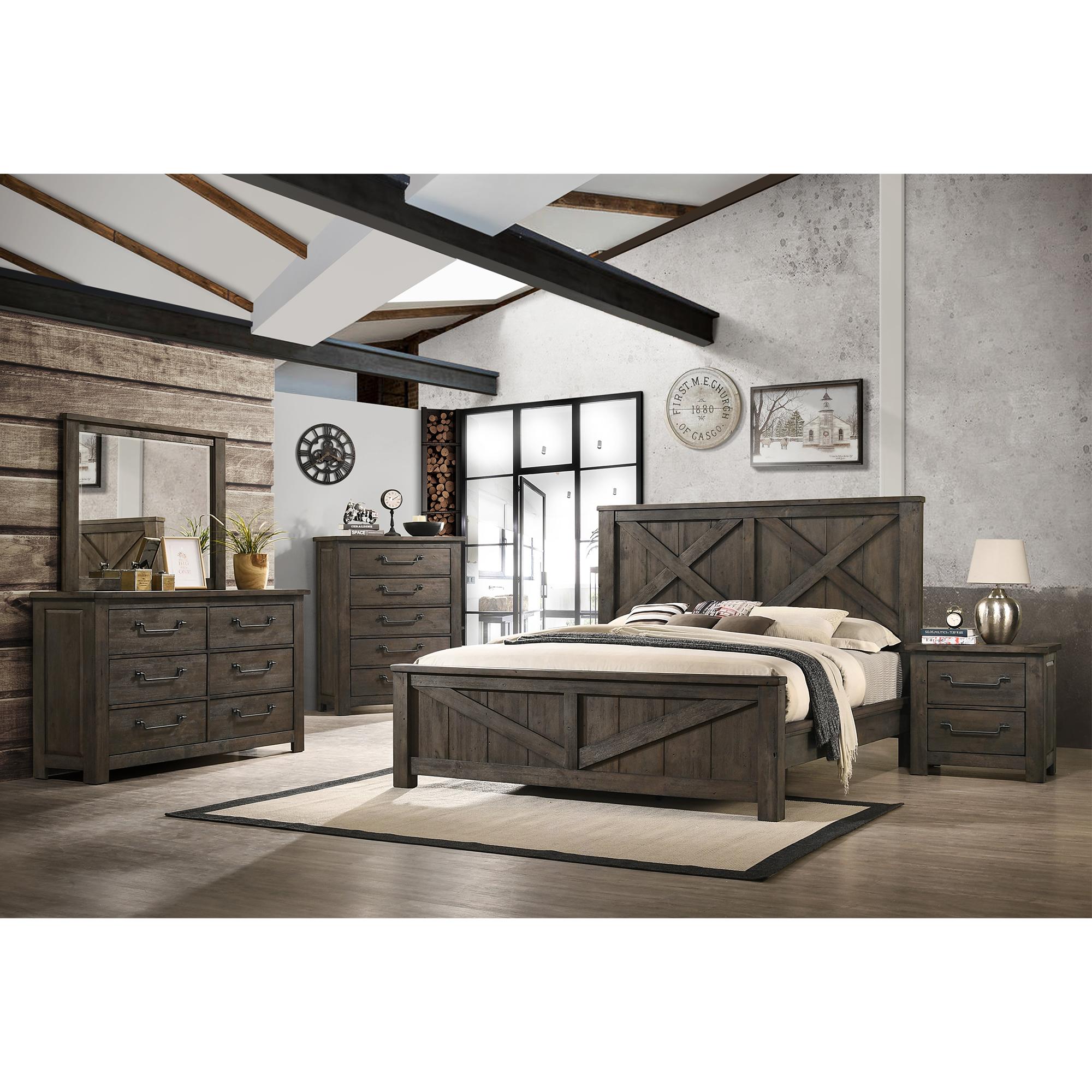  Size_King  -- Elements International Maverick Panel Bed IMAGE 6
