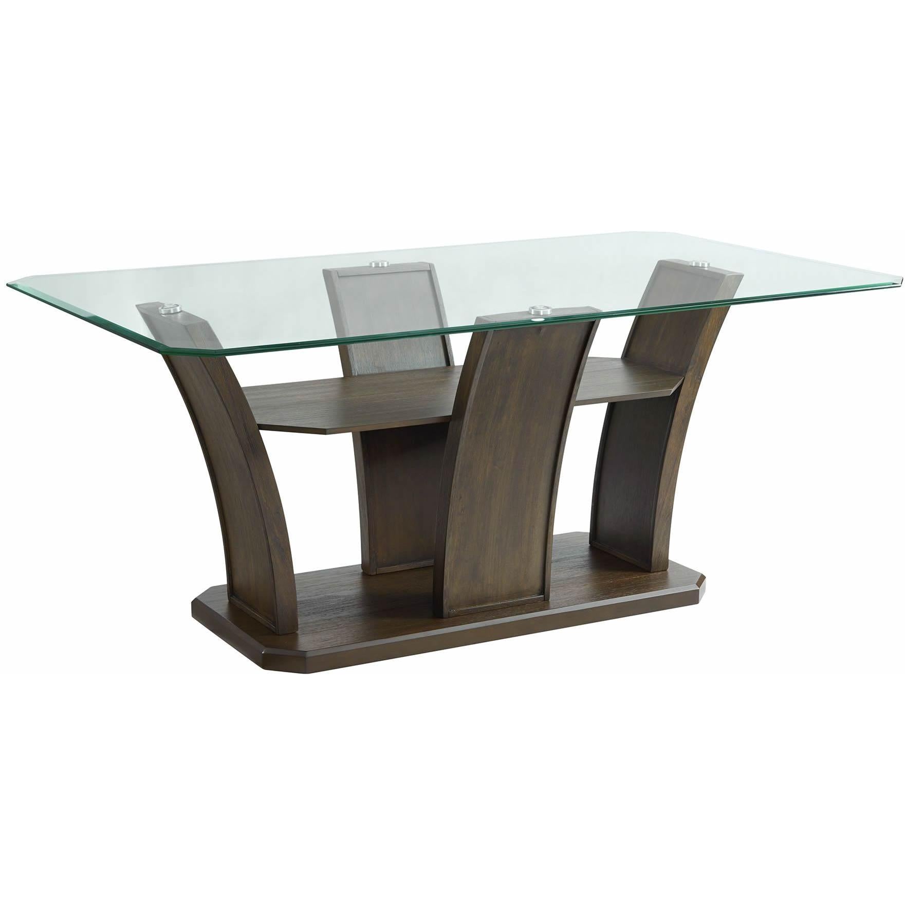  Elements International Dapper Rectangular Standard Dining Table IMAGE 1
