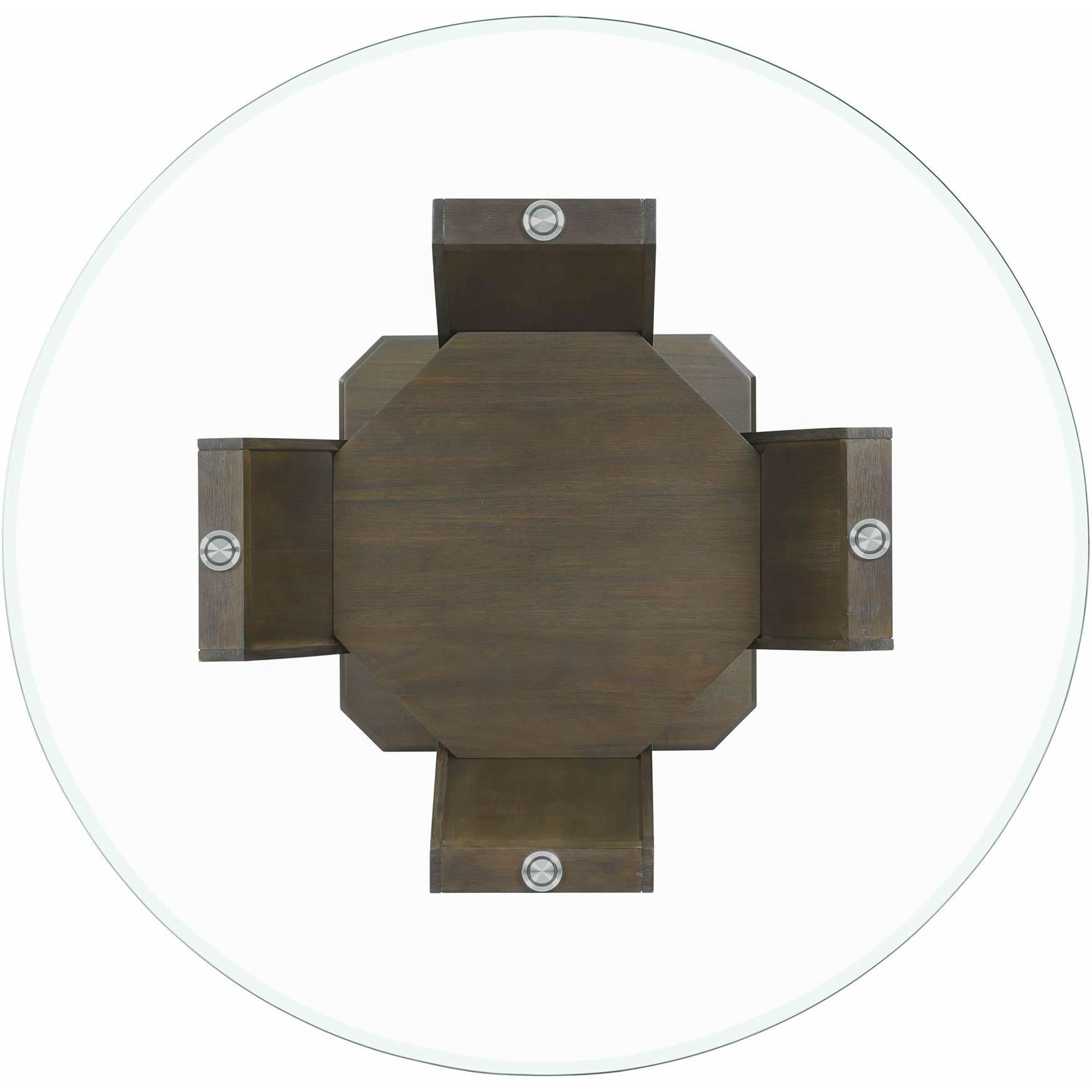  Elements International Dapper Round Dining Table IMAGE 3