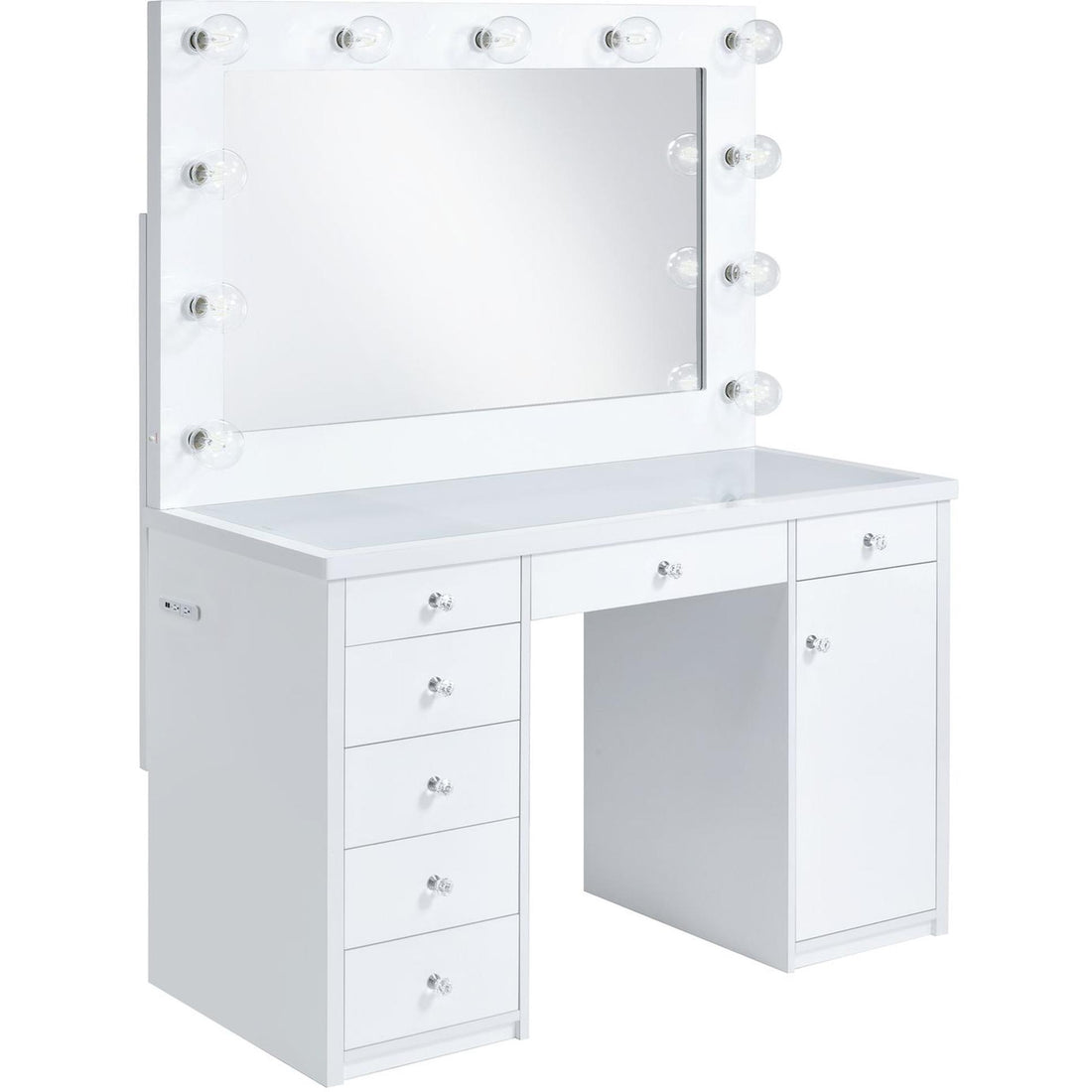  Elements International Amia Complete Vanity with Lightbulbs IMAGE 1