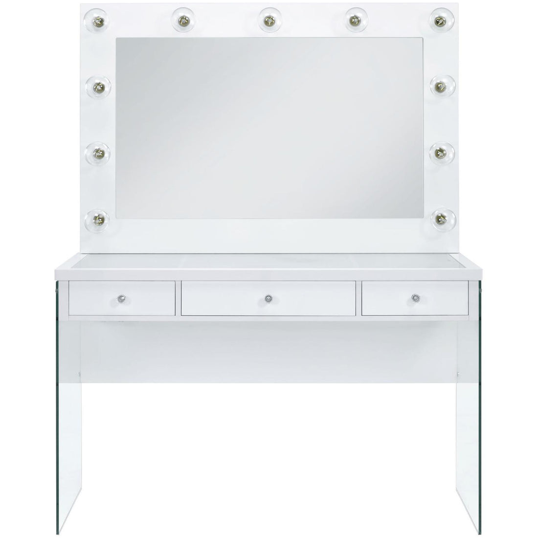  Elements International Jacey Complete Vanity with Lightbulbs IMAGE 1