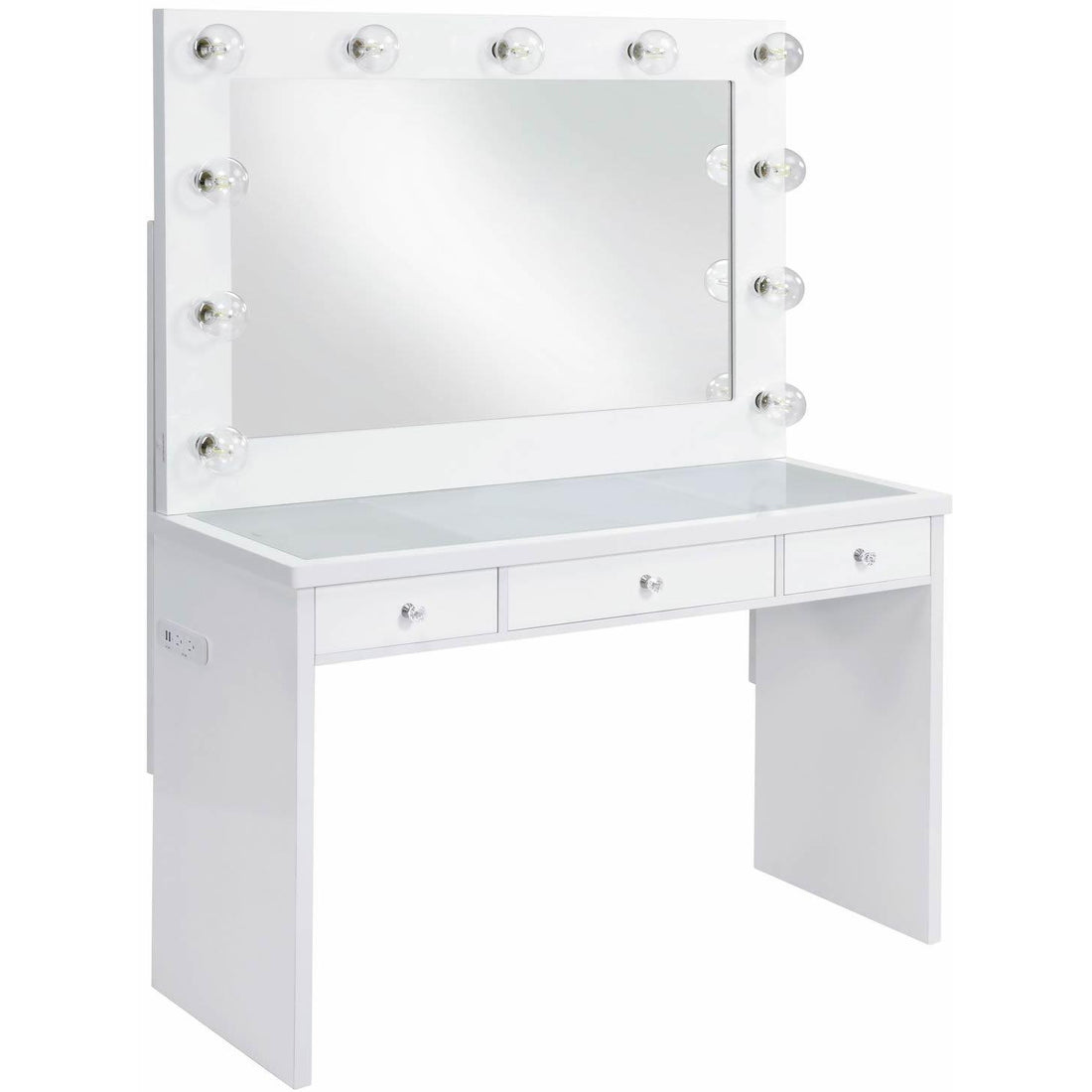  Elements International Ariana Complete Vanity with Lightbulbs IMAGE 1
