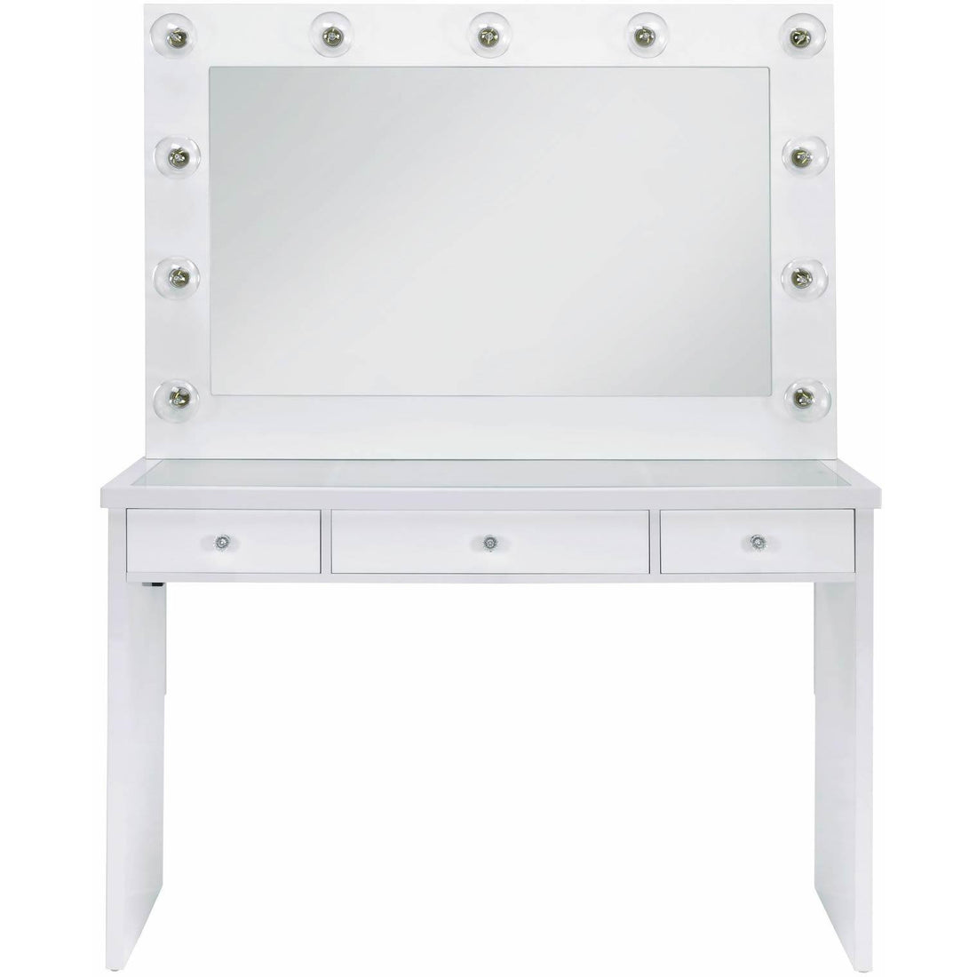  Elements International Ariana Complete Vanity with Lightbulbs IMAGE 1