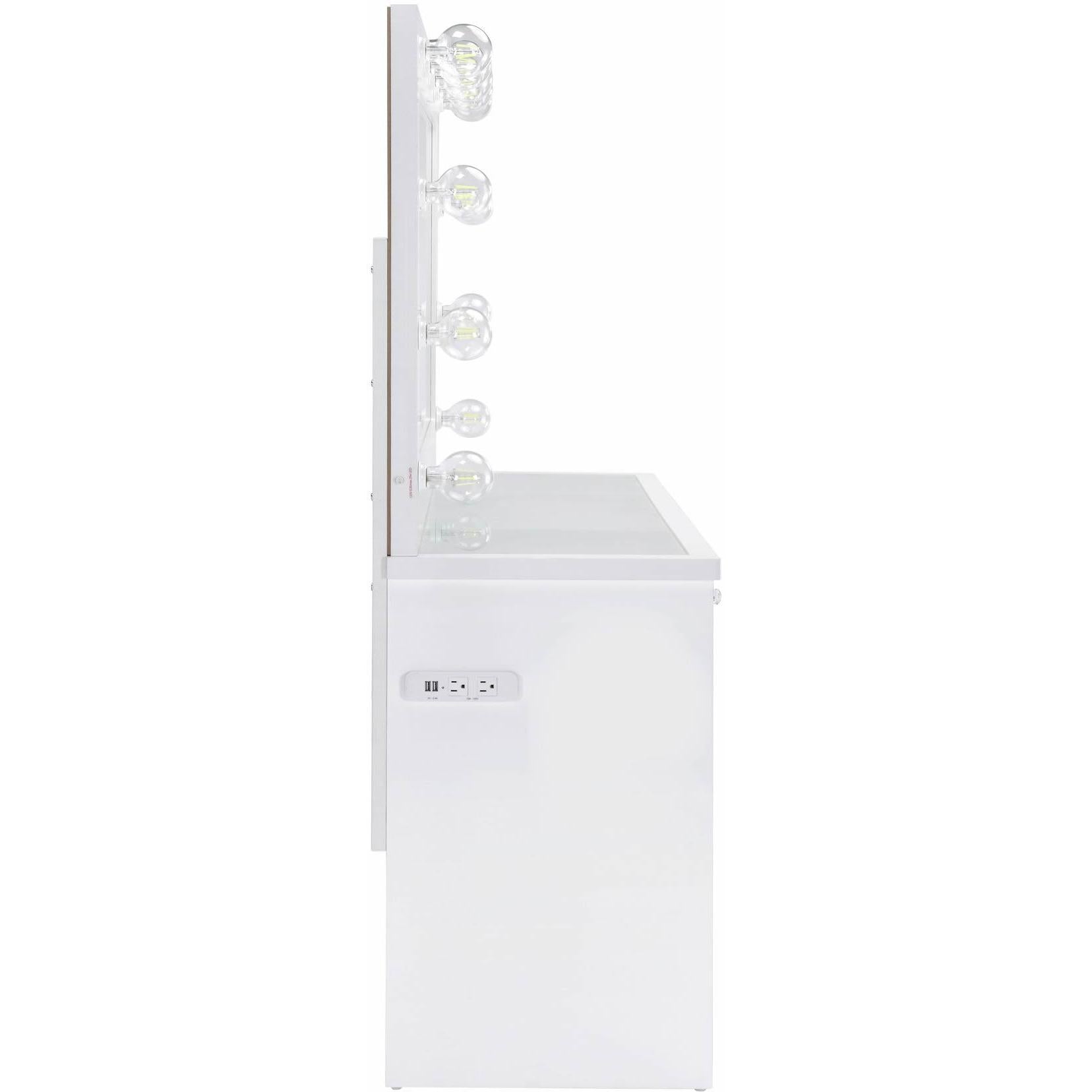  Elements International Ariana Complete Vanity with Lightbulbs IMAGE 3