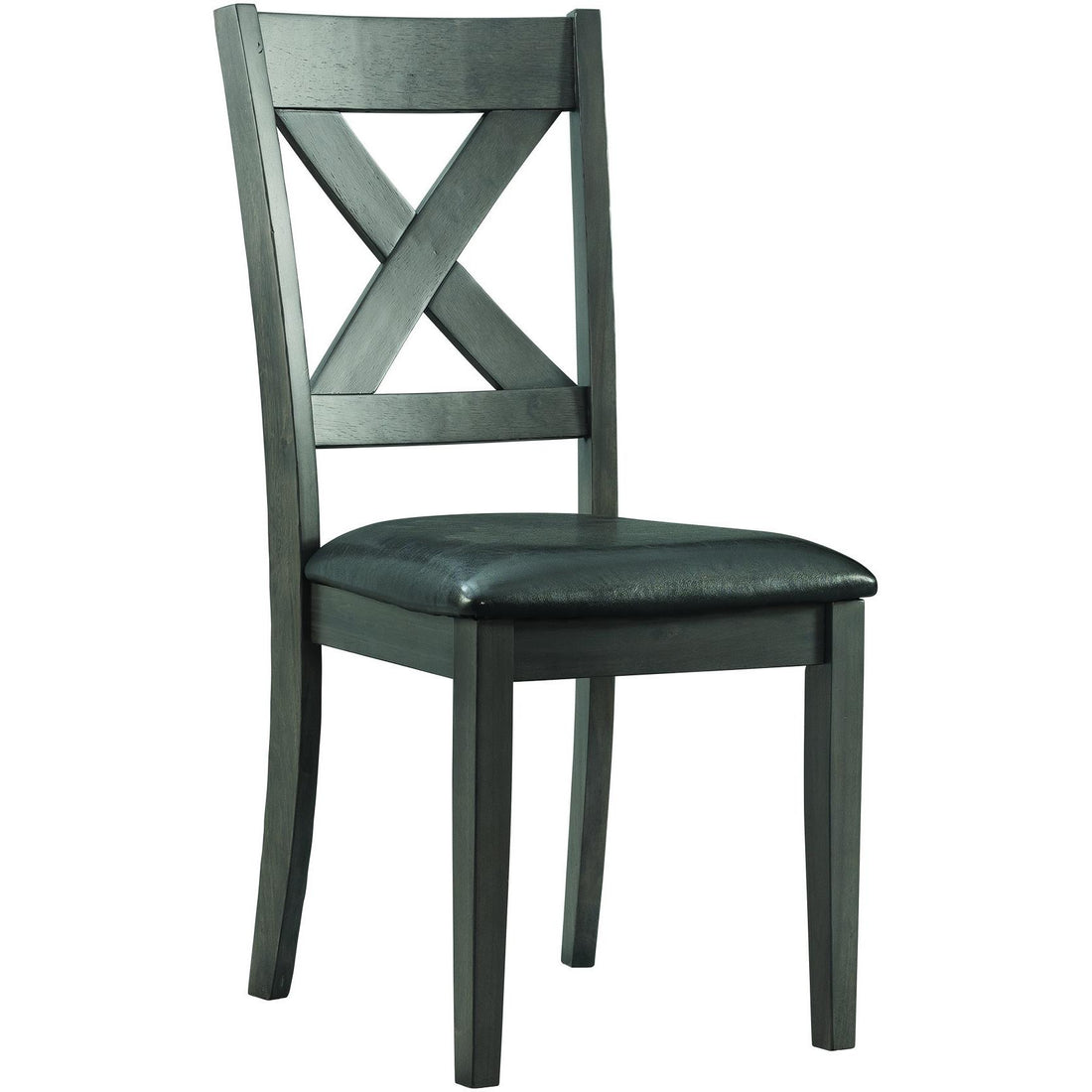  Elements International Alex Dining Side Chair Grey IMAGE 1