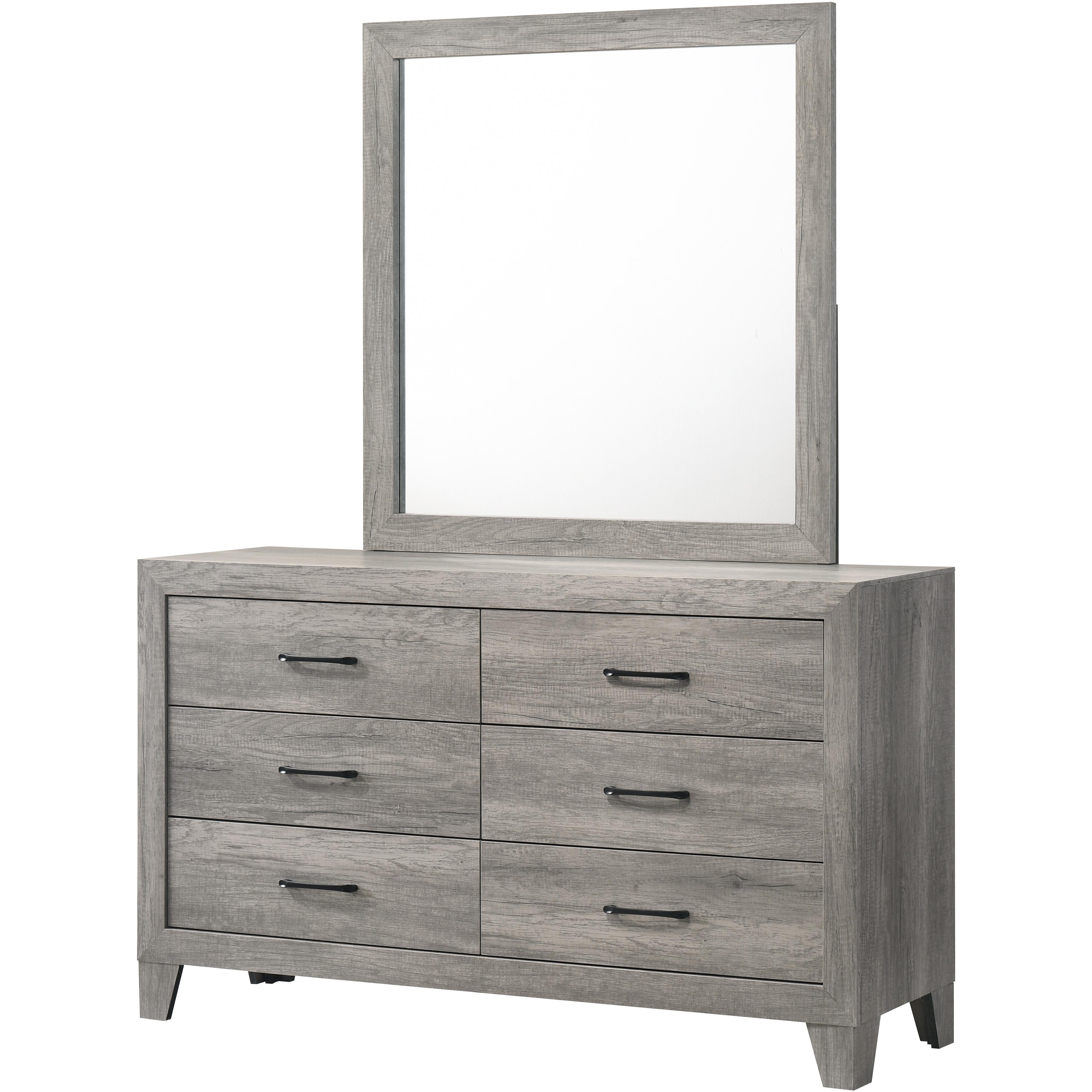  Crown Mark Hopkins B9320-1 Dresser - Driftwood IMAGE 2
