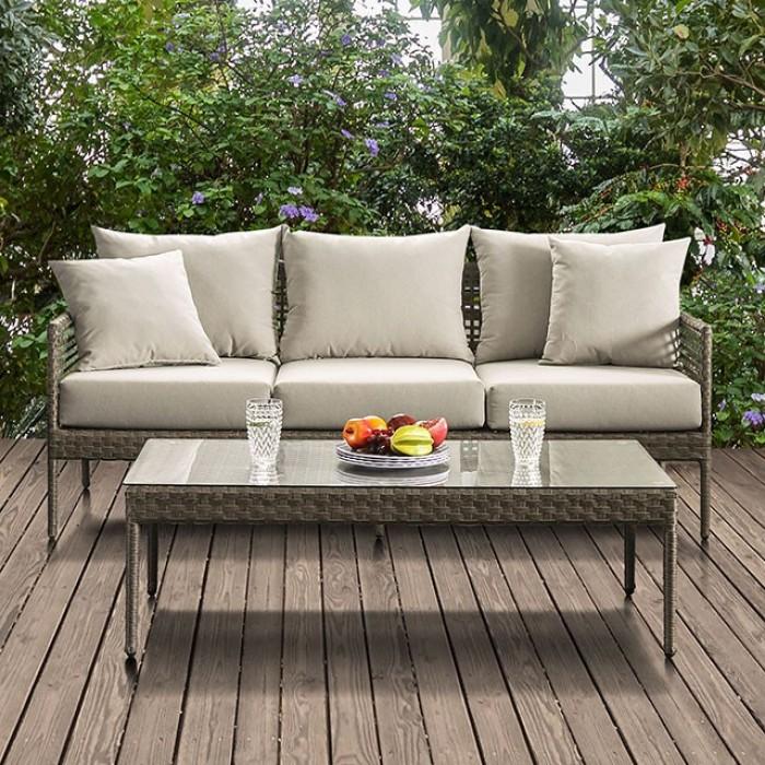  Furniture of America Aleisha CM-OS2589-SF Patio Sofa IMAGE 1